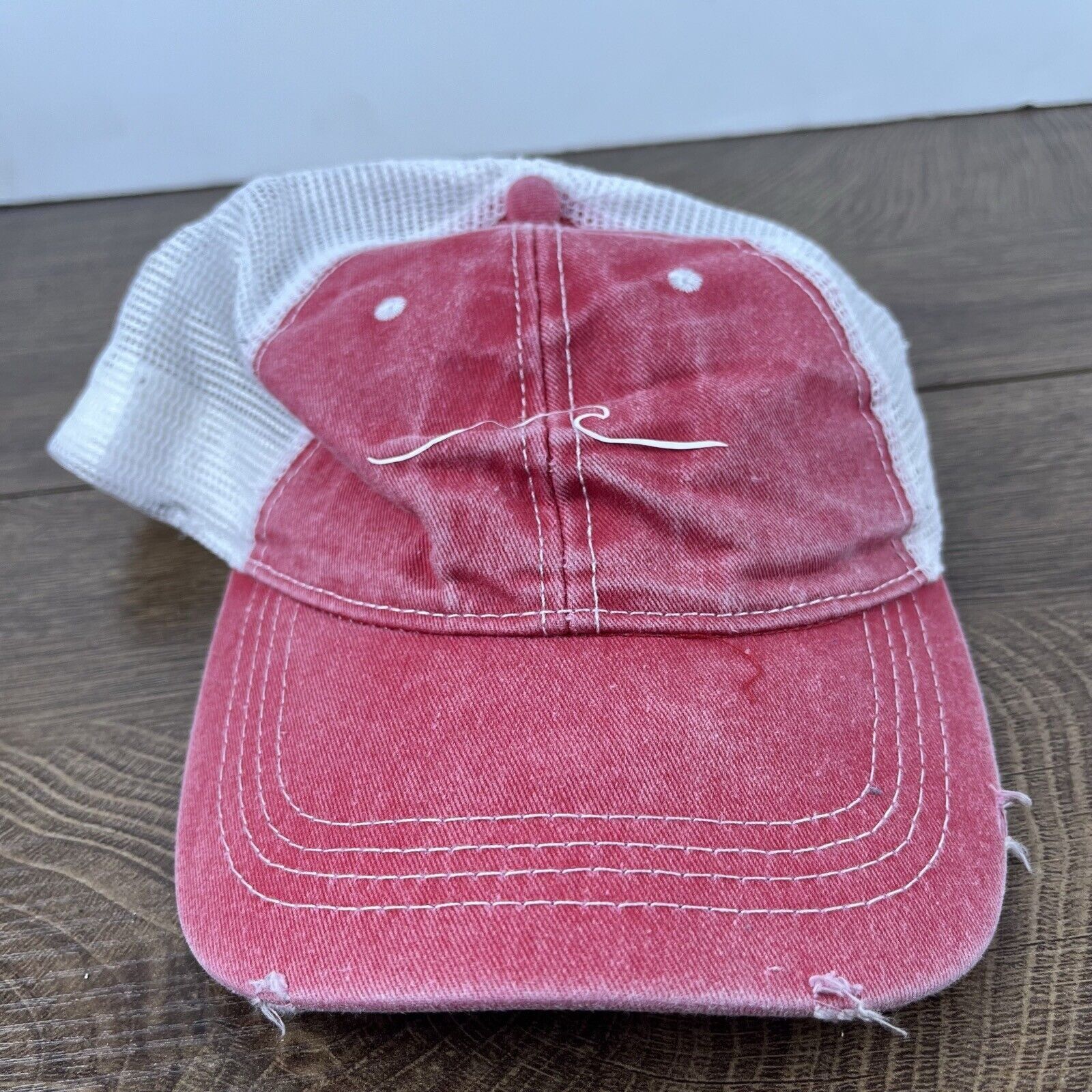 Other Waves Hat Red Adjustable Hat Red Adult Size Hat Size ONE SIZE - 2 Thumbnail