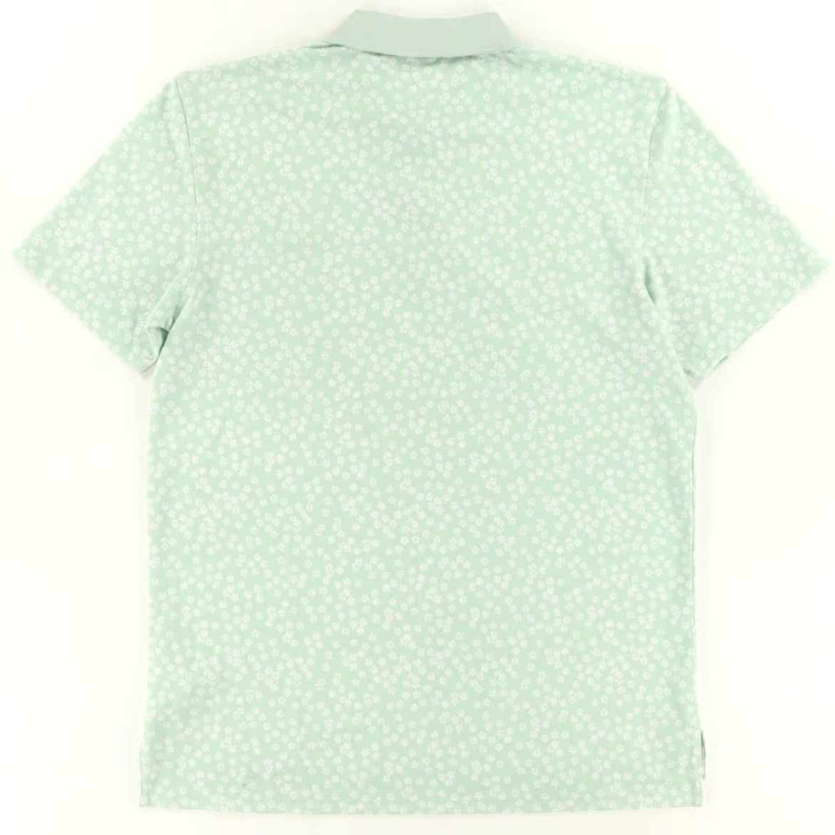 Southern Tide Southern Tide Shirt Polo Smoke Green Men's M Frederick Printed Perforated Floral Short Sleeve Size US M / EU 48-50 / 2 - 4 Thumbnail