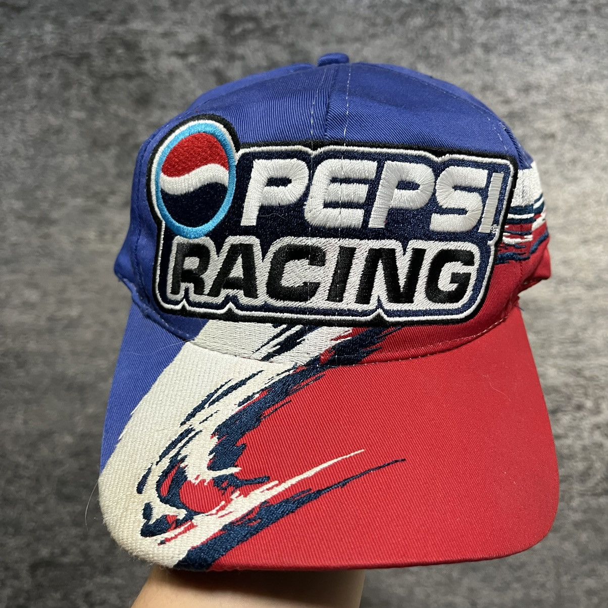Chase Authentics Vintage 90s Jeff Gordon Pepsi Racing NASCAR Snapback Hat Size ONE SIZE - 2 Thumbnail