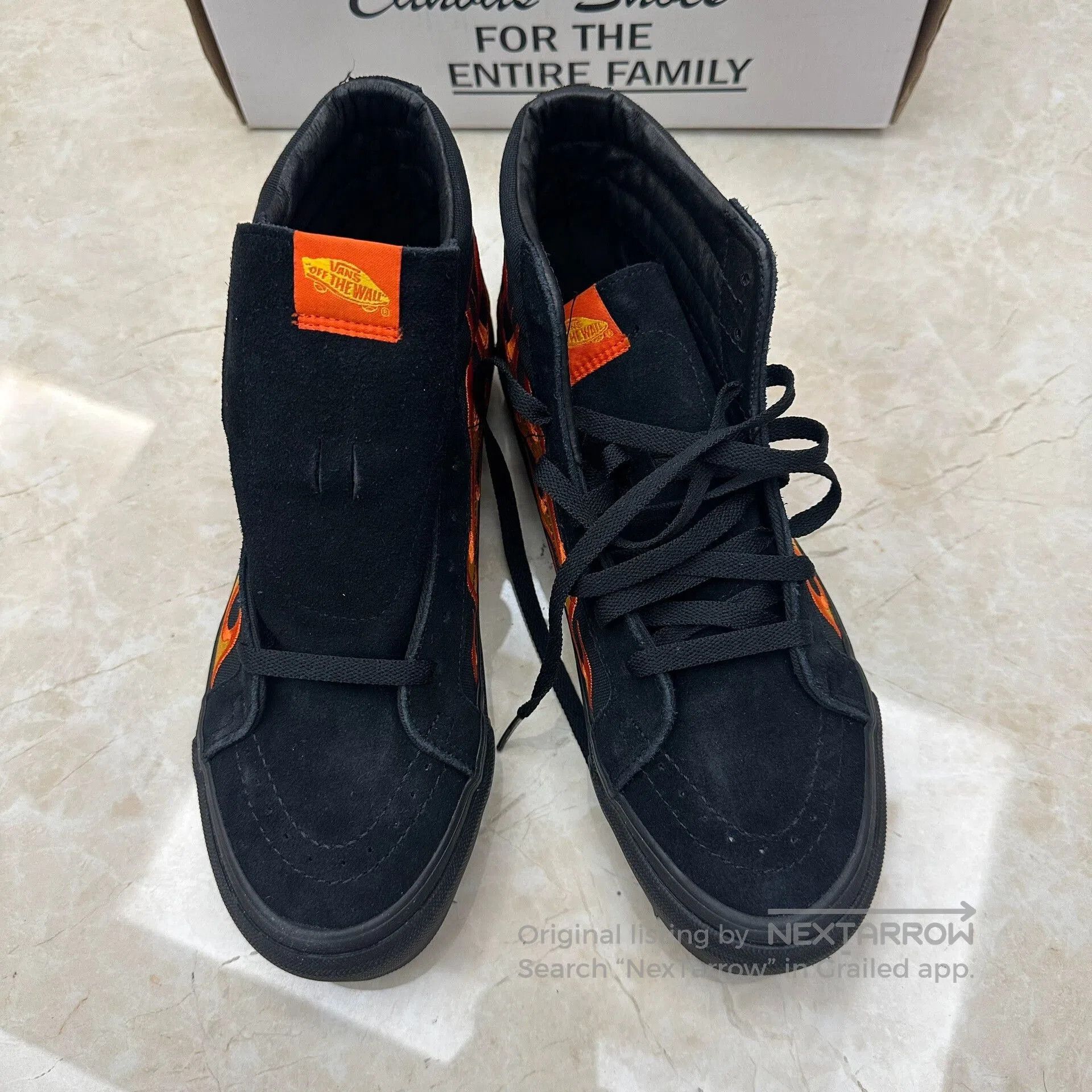 Wtaps WTAPS x Vans Sk8 High Black Red Flames. Size US 7.5 / EU 40-41 - 6 Thumbnail