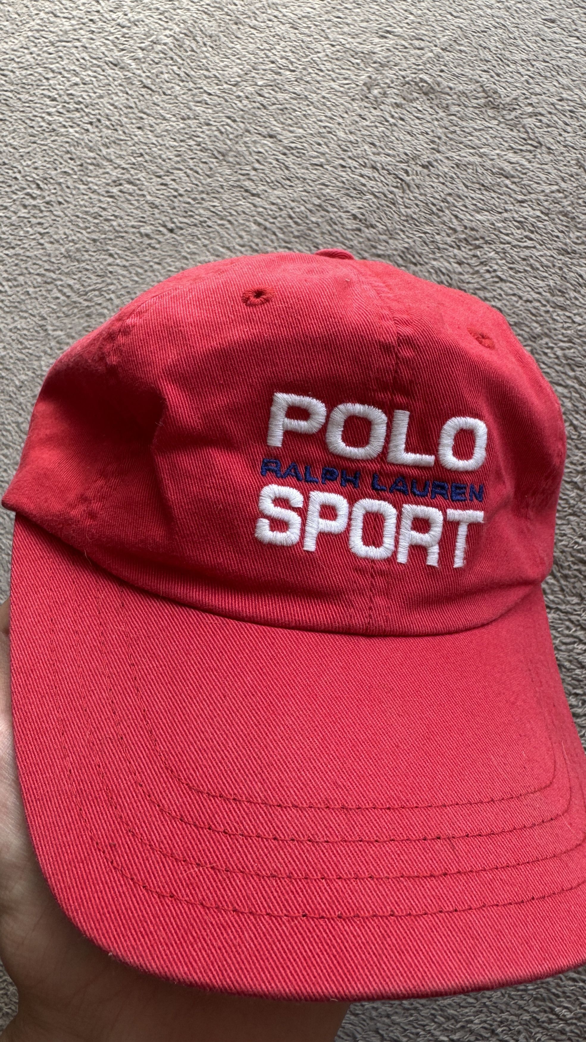 Polo Ralph Lauren × Ralph Lauren × Vintage Vintage Polo Sport Ralph Lauren Cap hat y2k Size ONE SIZE - 3 Thumbnail