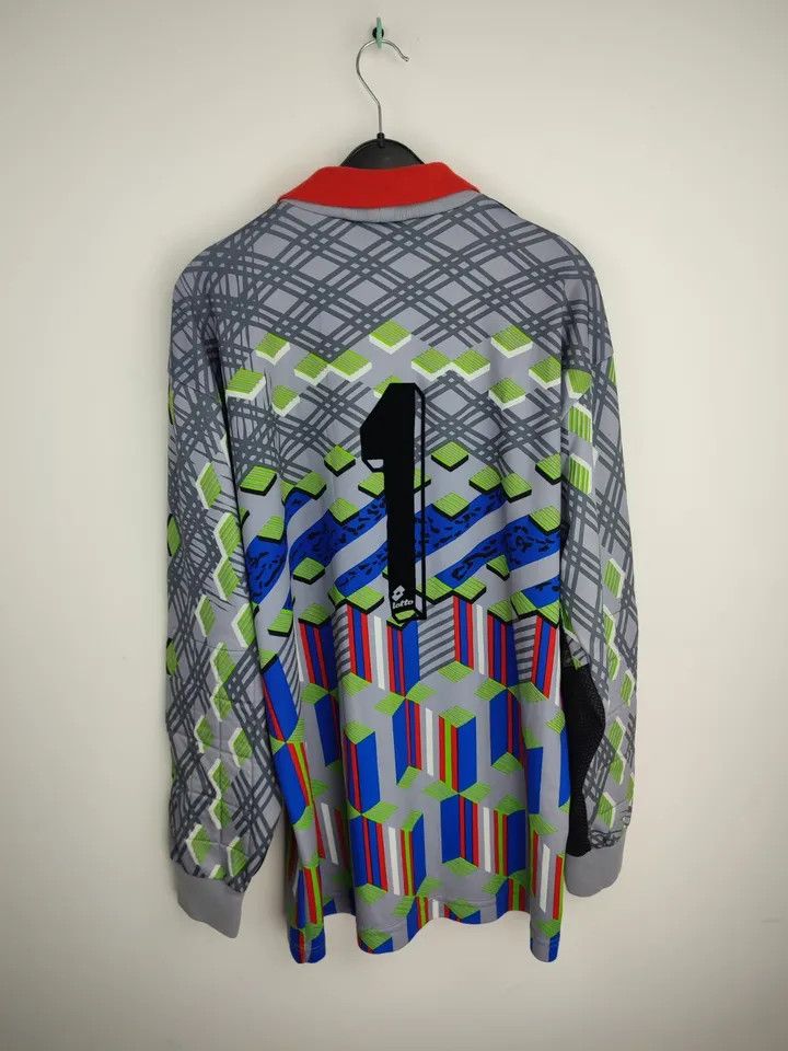 Lotto Sport Vintage LOTTO Goalkeeper FOOTBALL Kit SHIRT SOCCER JERSEY Size US XL / EU 56 / 4 - 11 Thumbnail