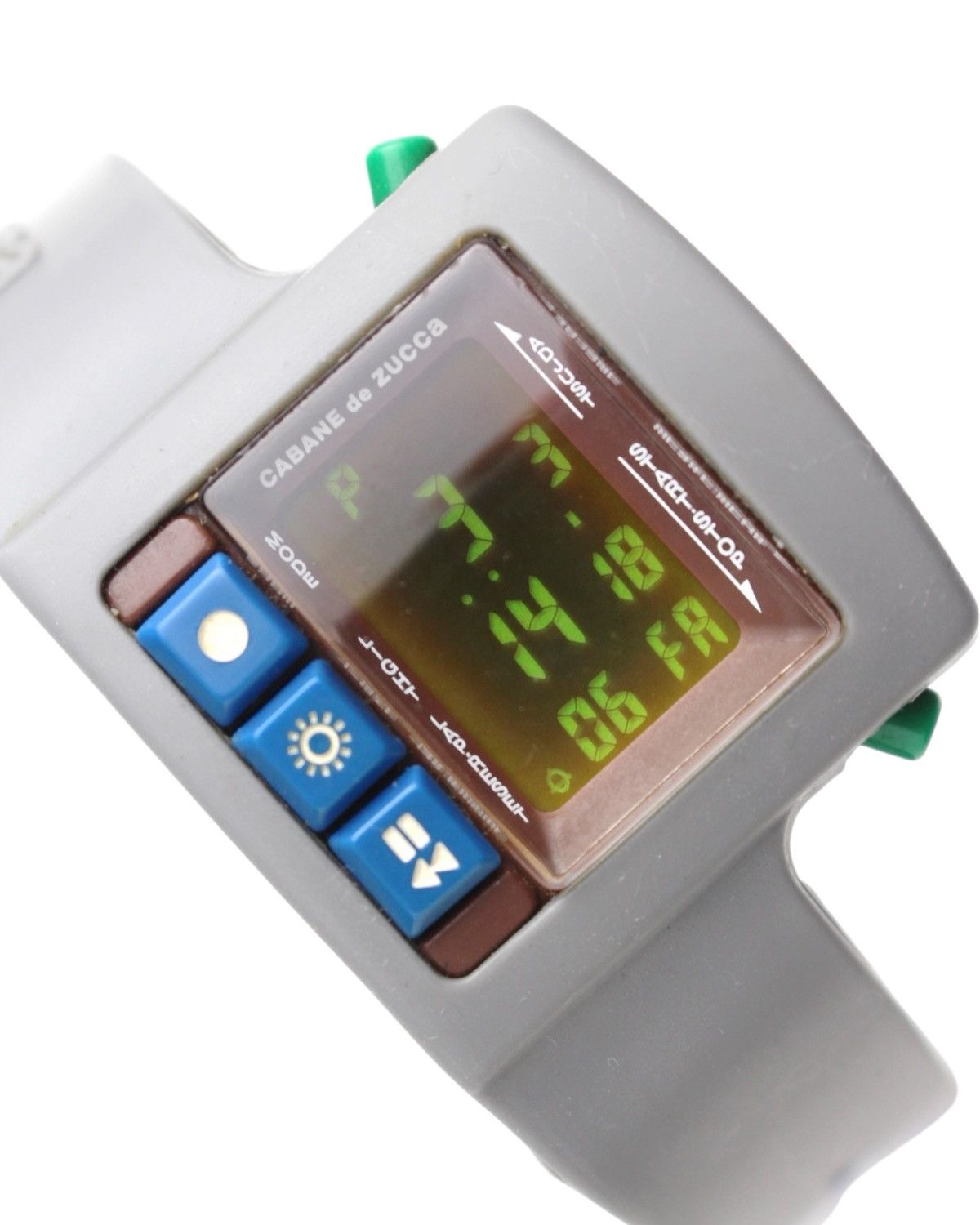 Issey Miyake × Seiko 1997 CABANE DE ZUCCA SEIKO LE CHOCOLAT DIGITAL WATCH Size ONE SIZE - 3 Thumbnail