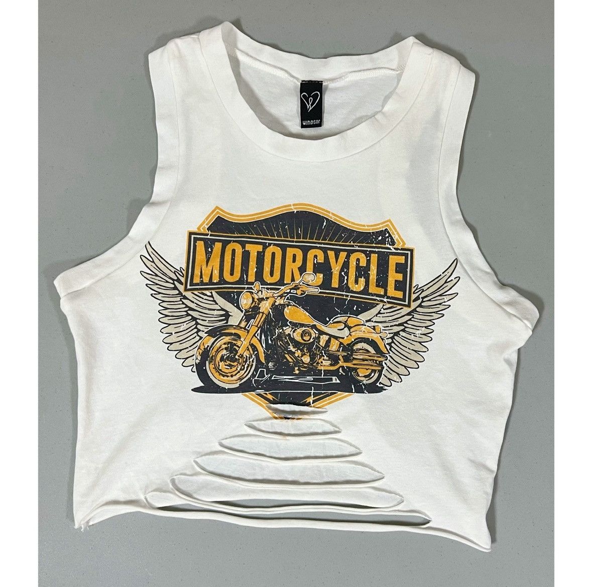 Windsor Smith Windsor Motorcycle Biker Graphic Shredded T-Shirt Top Size M Size M / US 6-8 / IT 42-44 - 2 Thumbnail