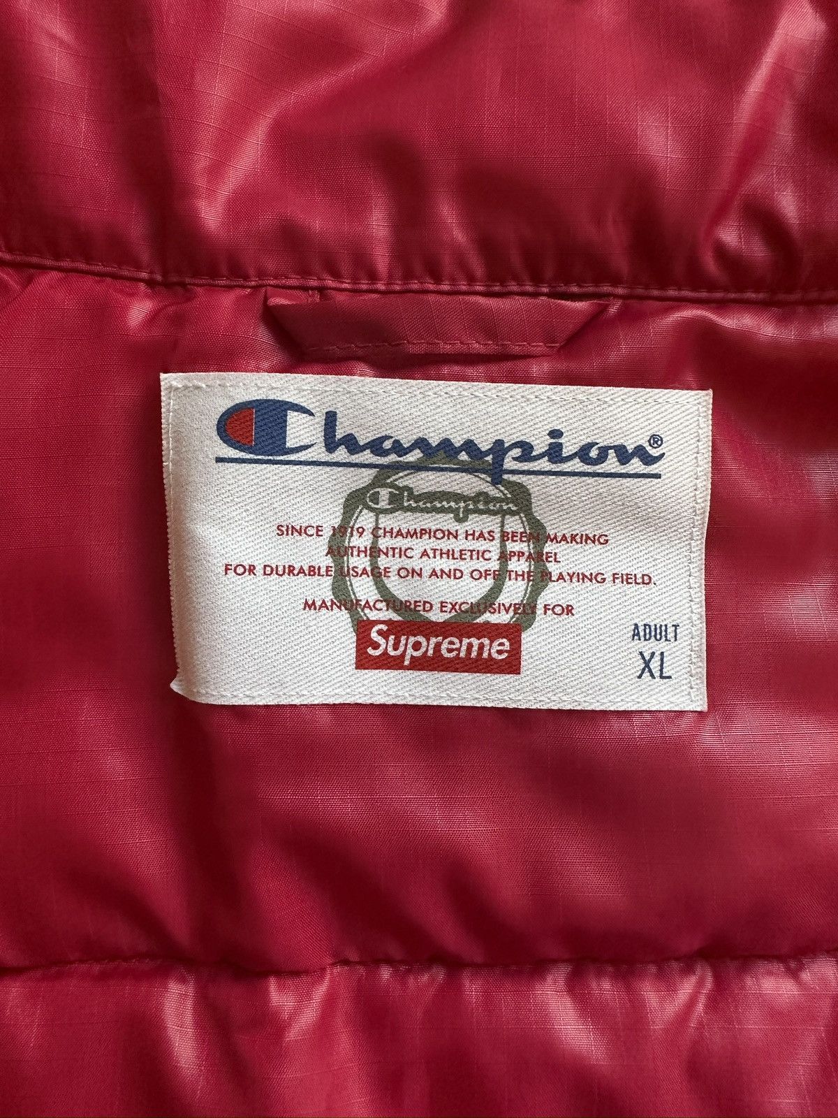 Champion × Supreme SUPREME x Champion puffer vest in XL new Size US XL / EU 56 / 4 - 4 Thumbnail
