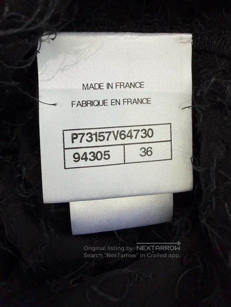 Chanel Chanel Black lace diamond button thin jacket Size XS / US 0-2 / IT 36-38 - 5 Thumbnail