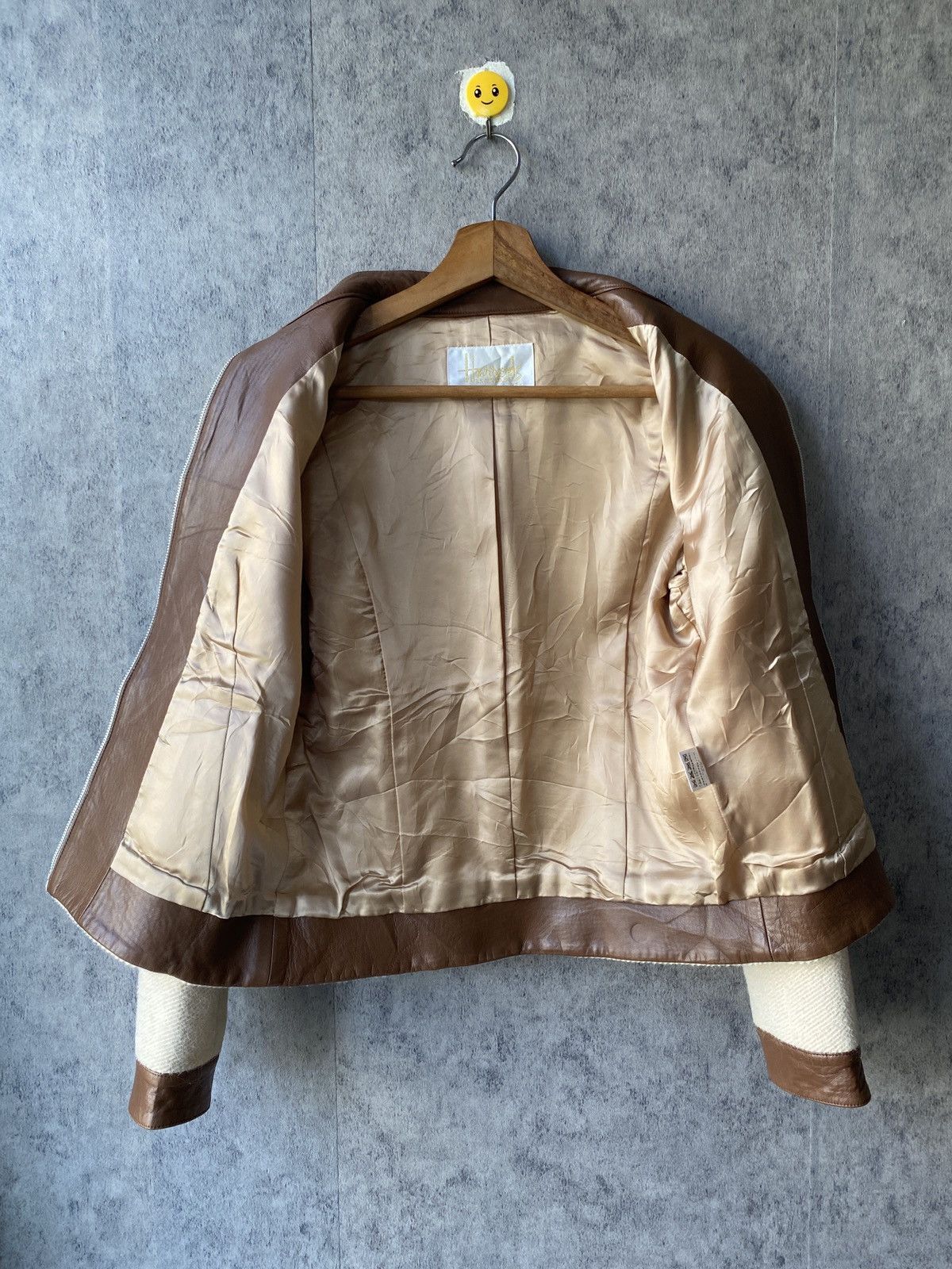 Harrods Harrods Wool Leather Zipper Jacket Size US S / EU 44-46 / 1 - 9 Thumbnail