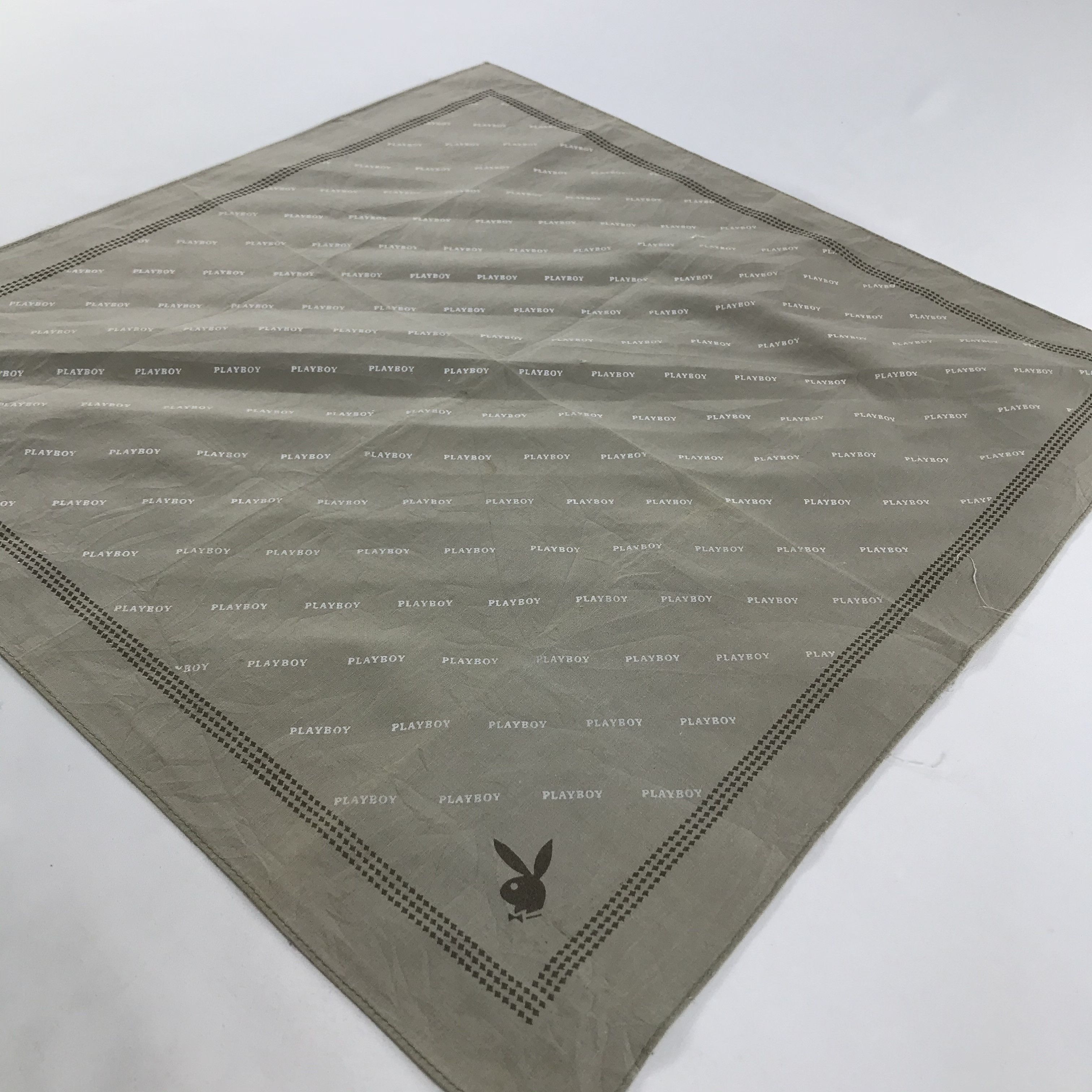 Playboy × Vintage Payboy Bandana / Handkerchief / Neckerchief - S1456 Size ONE SIZE - 2 Thumbnail