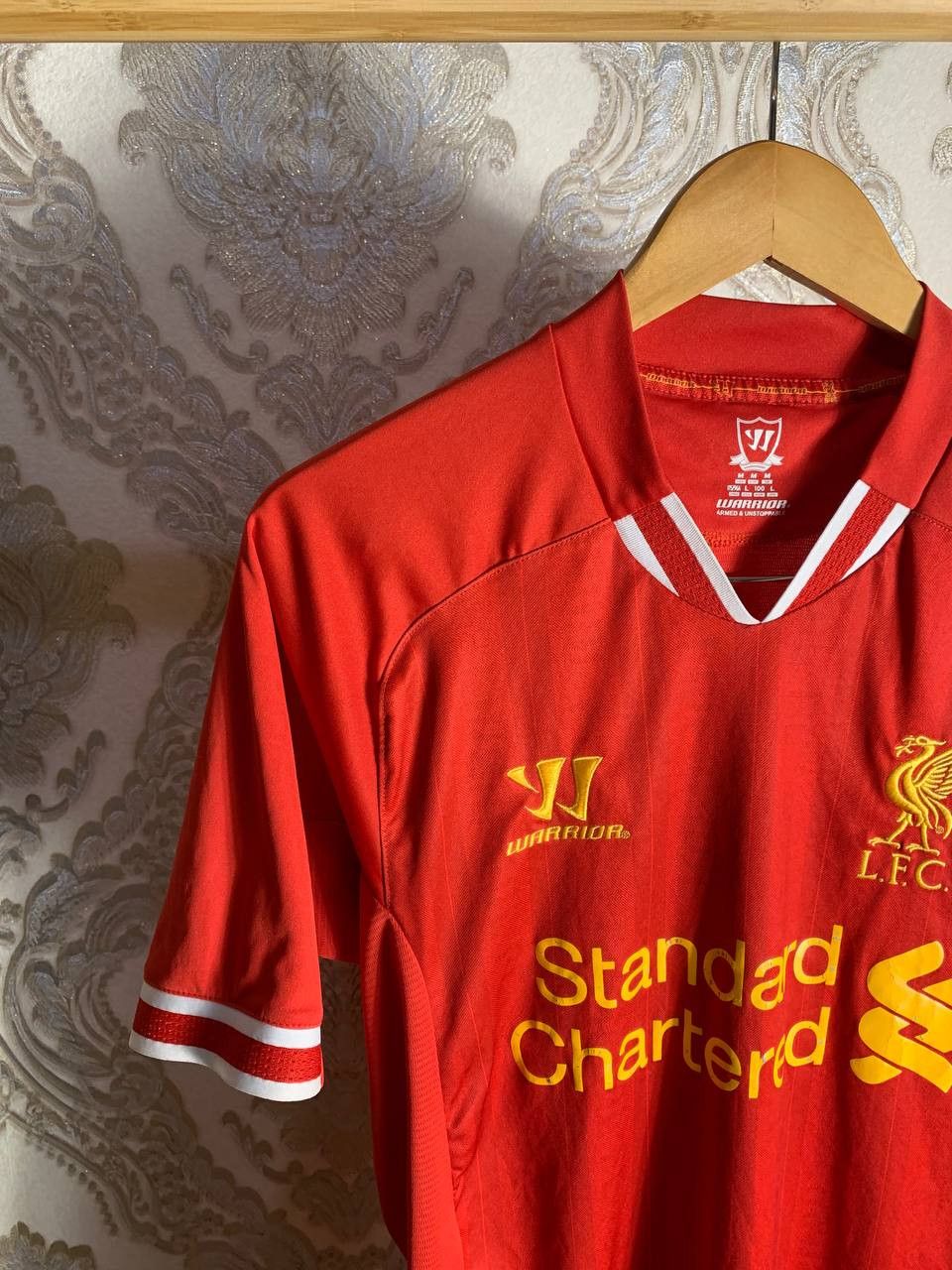 Vintage Very Rare Warrior FC Liverpool England Soccer Jersey Retro Size US M / EU 48-50 / 2 - 4 Thumbnail
