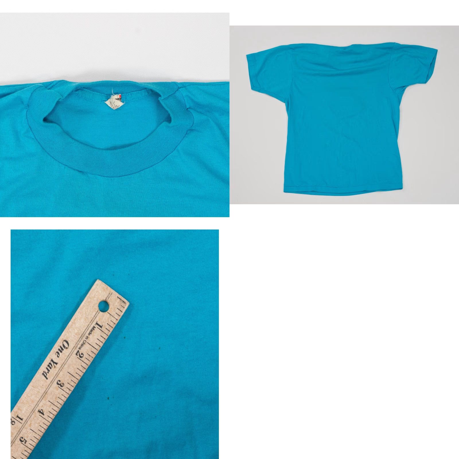 Vintage VINTAGE Screen Stars T-Shirt Men L Blue 80s Math T-Shirt Mathlete Mathematics Brian 80s Confusion Size US L / EU 52-54 / 3 - 9 Thumbnail