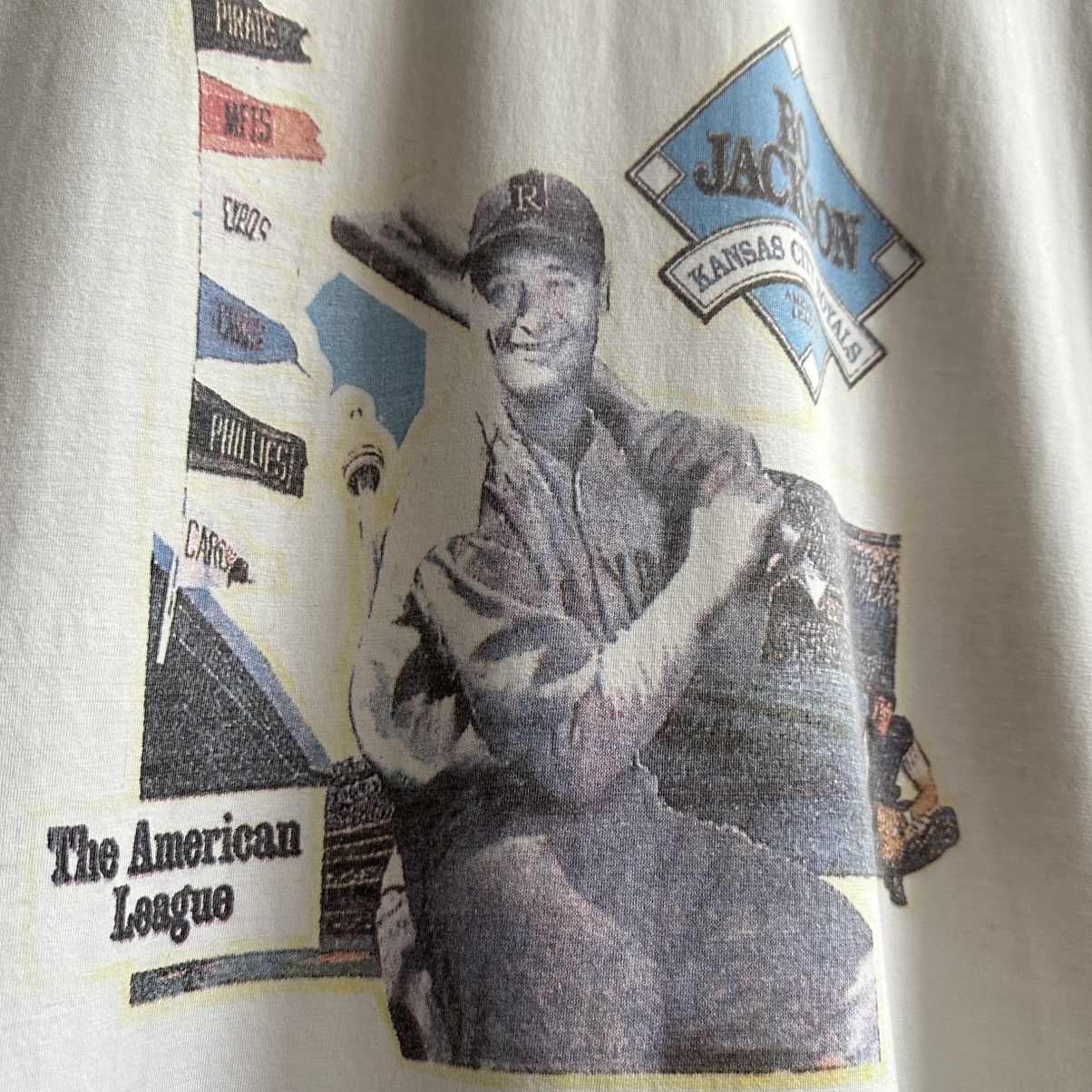 MLB × Vintage Vintage Bo Jackson Kansas City Royals MLB Baseball Tee Size US M / EU 48-50 / 2 - 3 Thumbnail