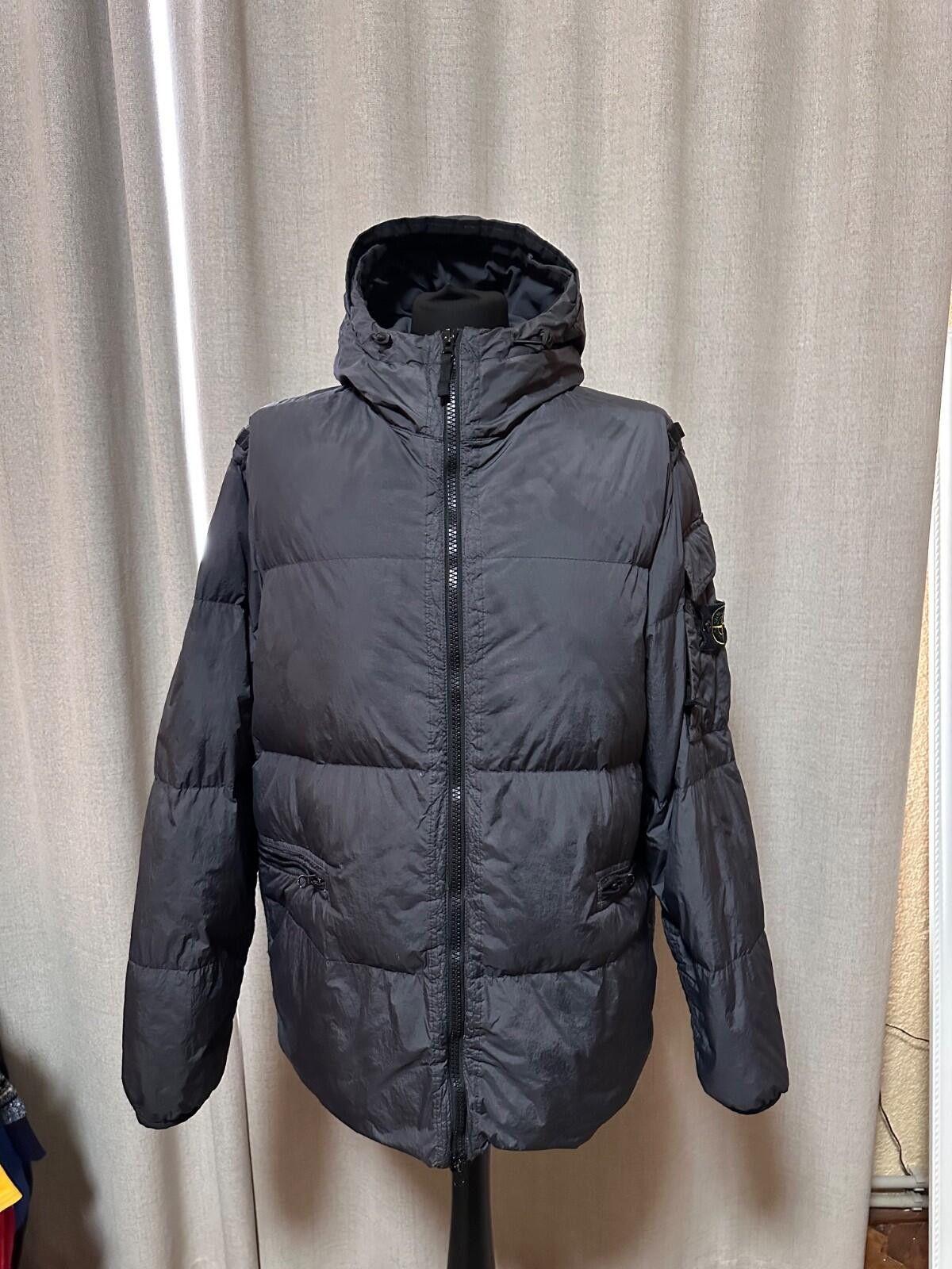 Stone Island STONE ISLAND GARMENT DYED CRINKLE REPS R-NY DOWN JACKET Size US XL / EU 56 / 4 - 1 Thumbnail