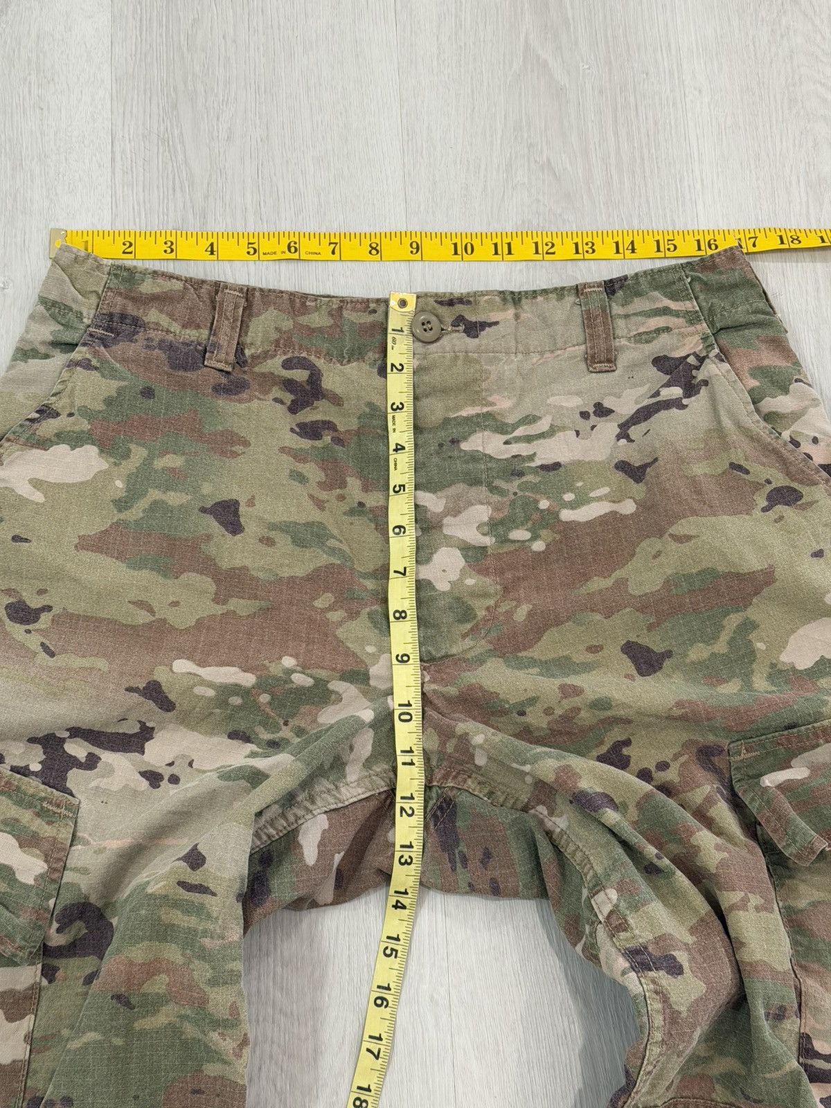 Vintage Insect Shield US Army Combat Pants Medium-Short Camo Utility Size US 34 / EU 50 - 6 Thumbnail