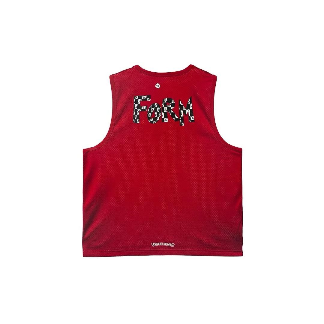 Supreme Mesh Script Tank Top Red