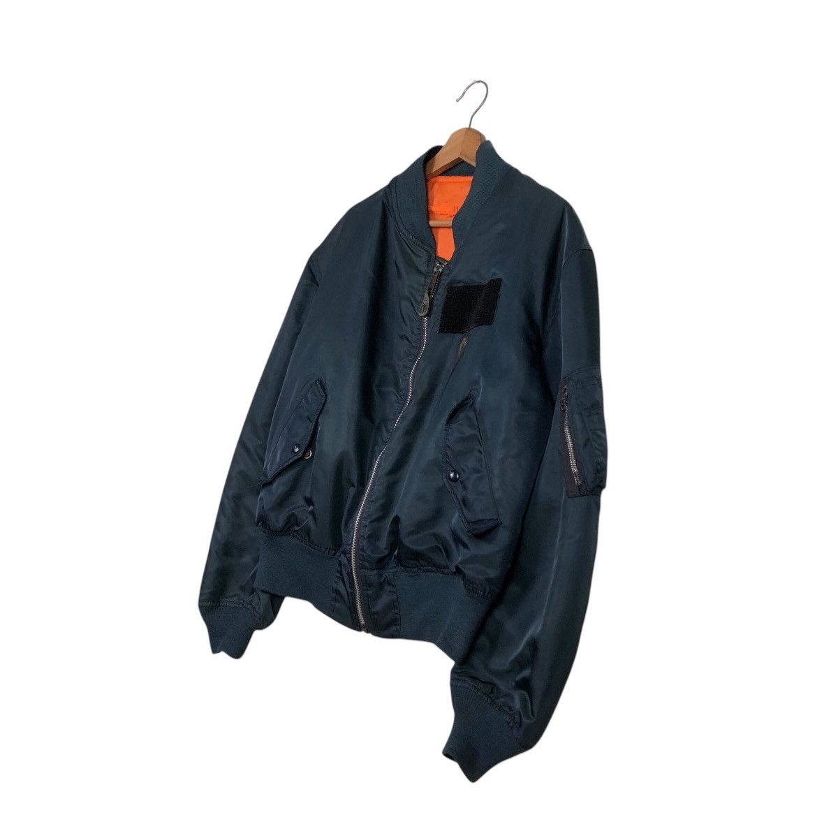 Schott 📌Vintage Reversible Bomber Jacket Ma-1 Schott Made in Usa Size US L / EU 52-54 / 3 - 3 Thumbnail