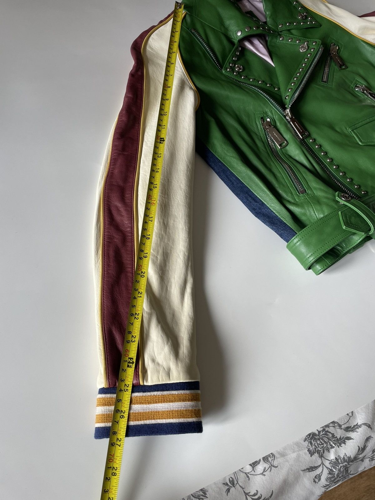Dsquared2 Dsquared2 Biker Leather Jeans Jacket Size M / US 6-8 / IT 42-44 - 21 Thumbnail
