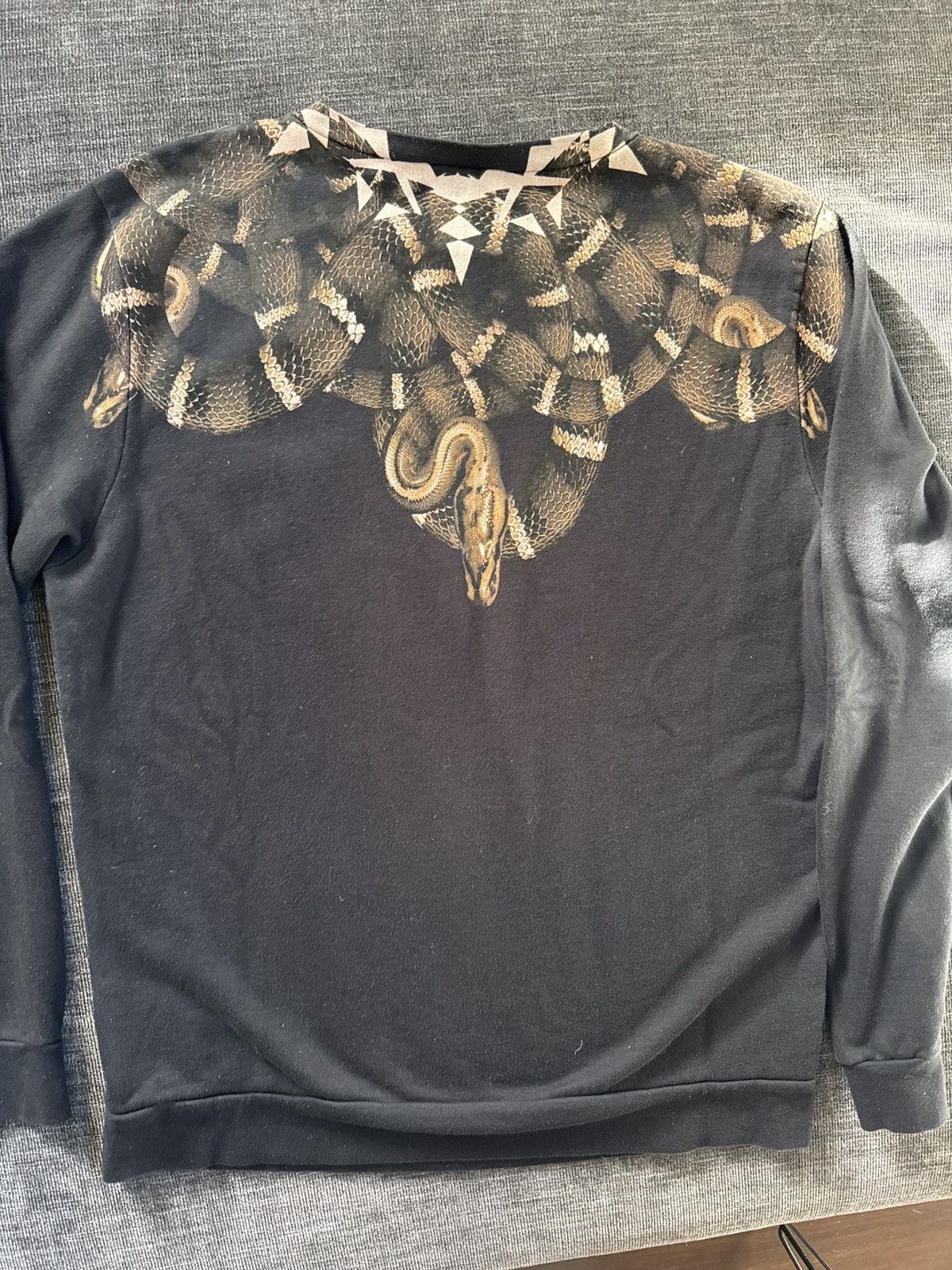Marcelo Burlon Marcelo Burlon Snakes Sweater Black L Size US L / EU 52-54 / 3 - 5 Thumbnail