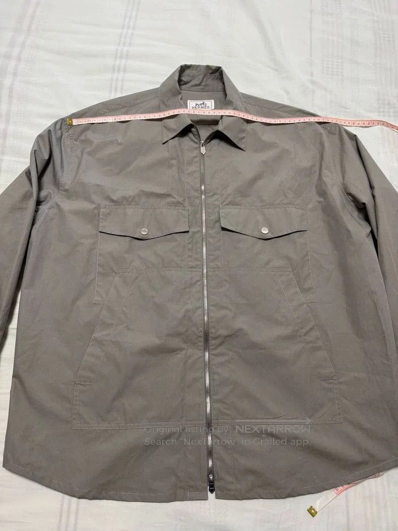 Hermes Hermes Gray Casual Shirt Jacket. Size US M / EU 48-50 / 2 - 3 Thumbnail
