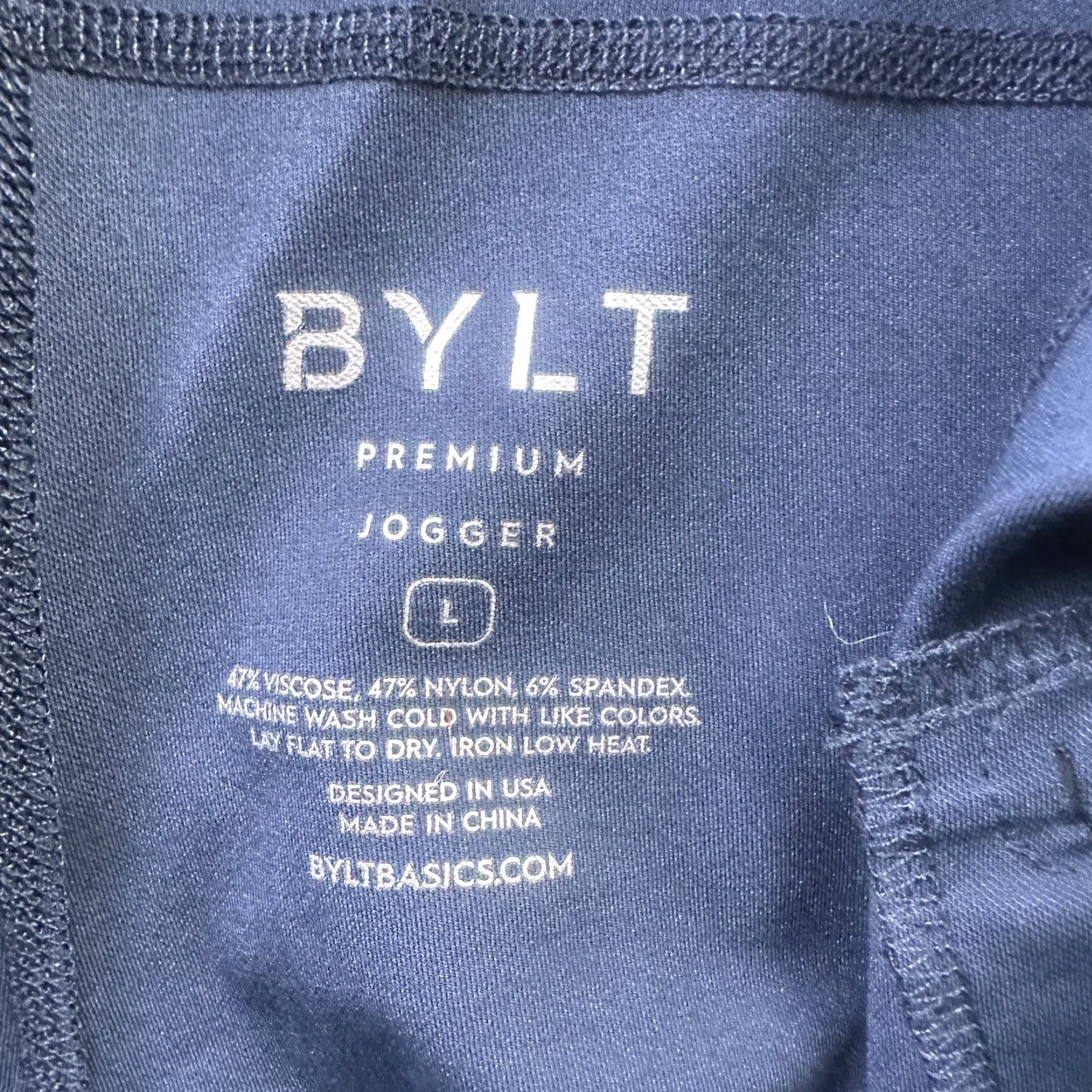 Vintage Bylt Pants Mens Large Blue Premium Jogger Running Performance Size US 33 - 5 Thumbnail