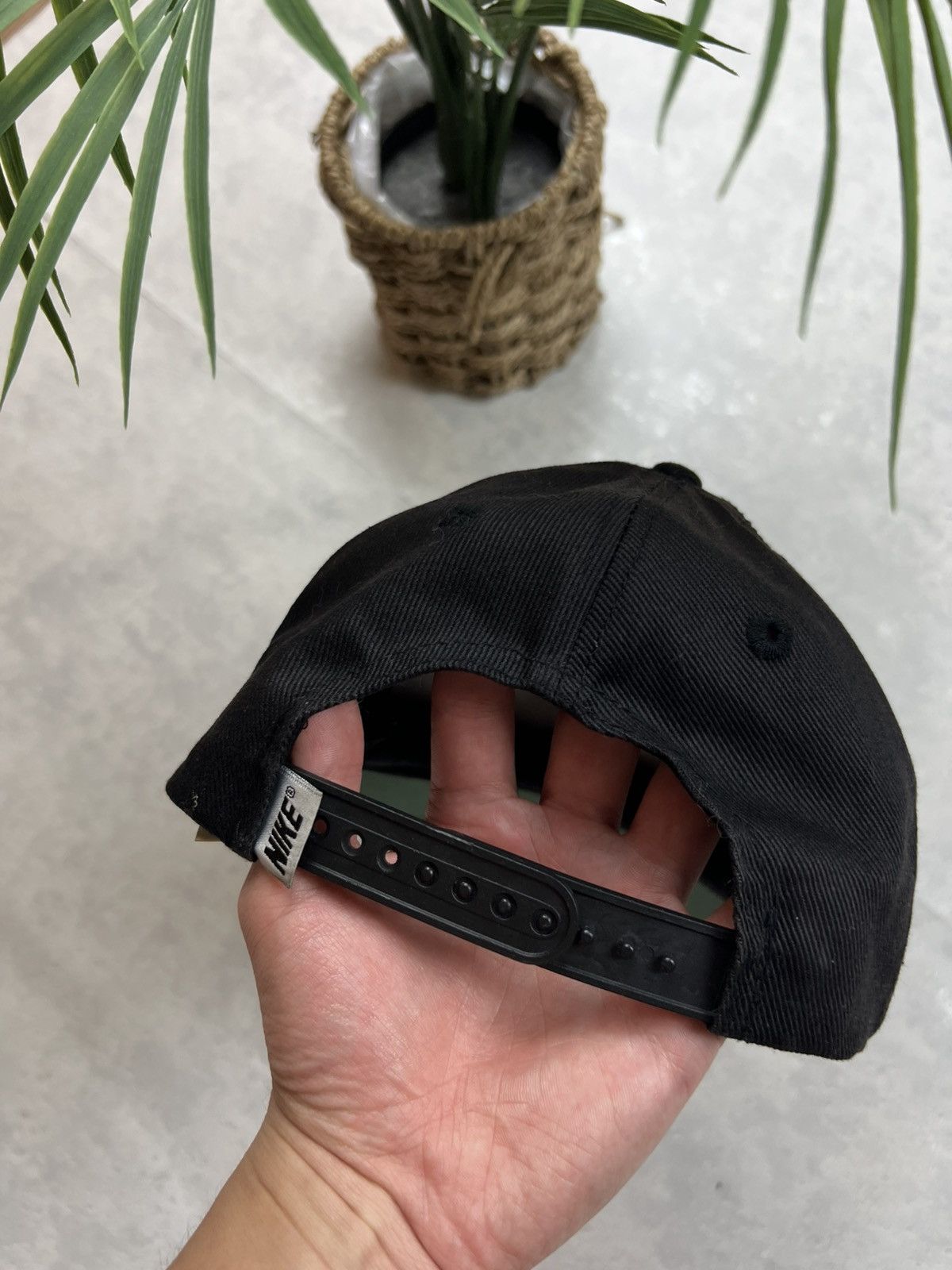 Nike 90s Nike Central Swoosh Faded Vintage Y2K Retro Cap Hat Size ONE SIZE - 4 Thumbnail