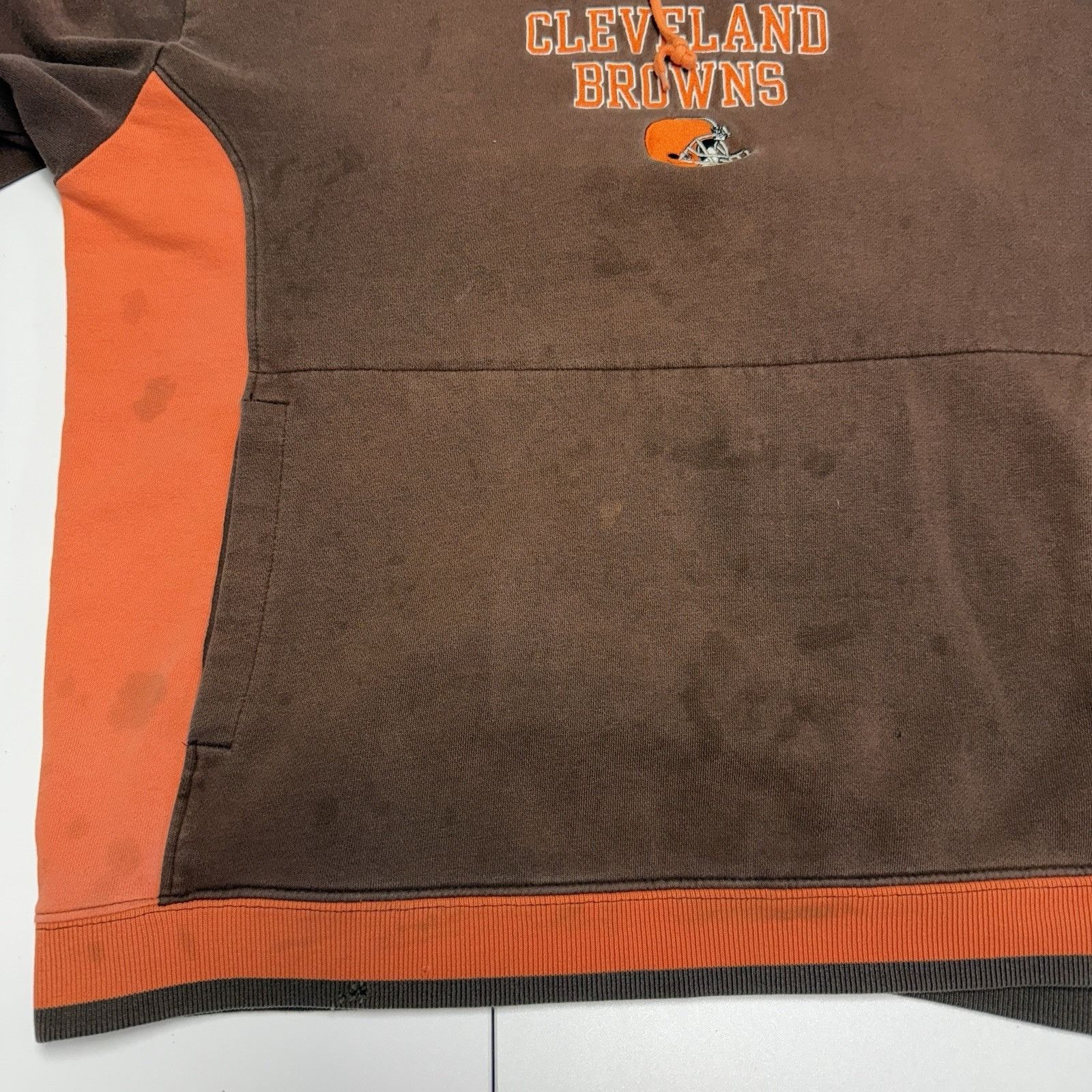 NFL × Reebok × Vintage Vintage Cleveland Browns Hoodie Sweatshirt Mens XL Reebok NF Size US XL / EU 56 / 4 - 6 Thumbnail