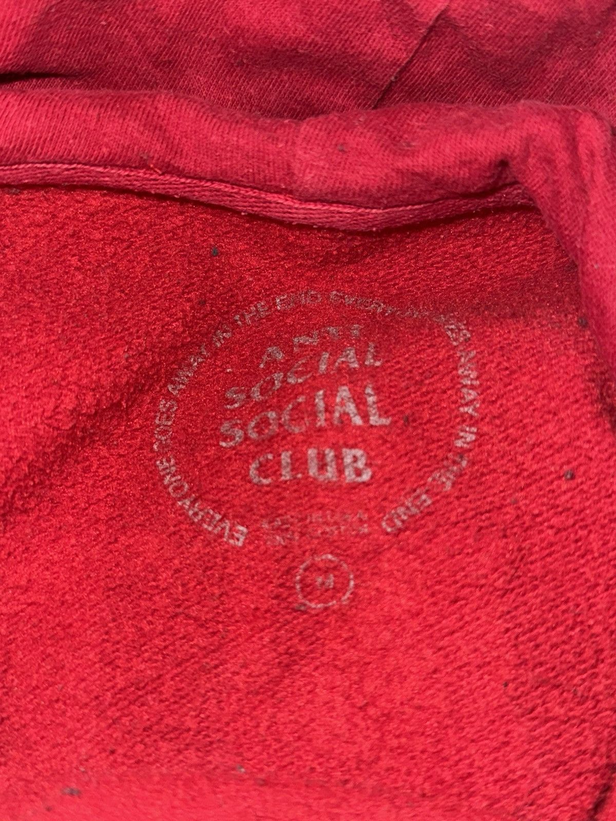 Anti Social Social Club Anti Club Graphic Hoodie Red Size US M / EU 48-50 / 2 - 3 Thumbnail