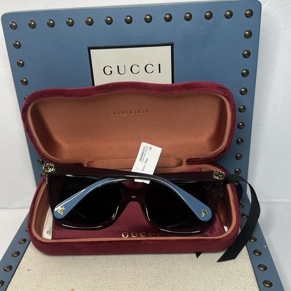 Gucci New Authentic- Gucci Sunglasses Women's GG0921S 004 Brown /G Size ONE SIZE - 4 Thumbnail