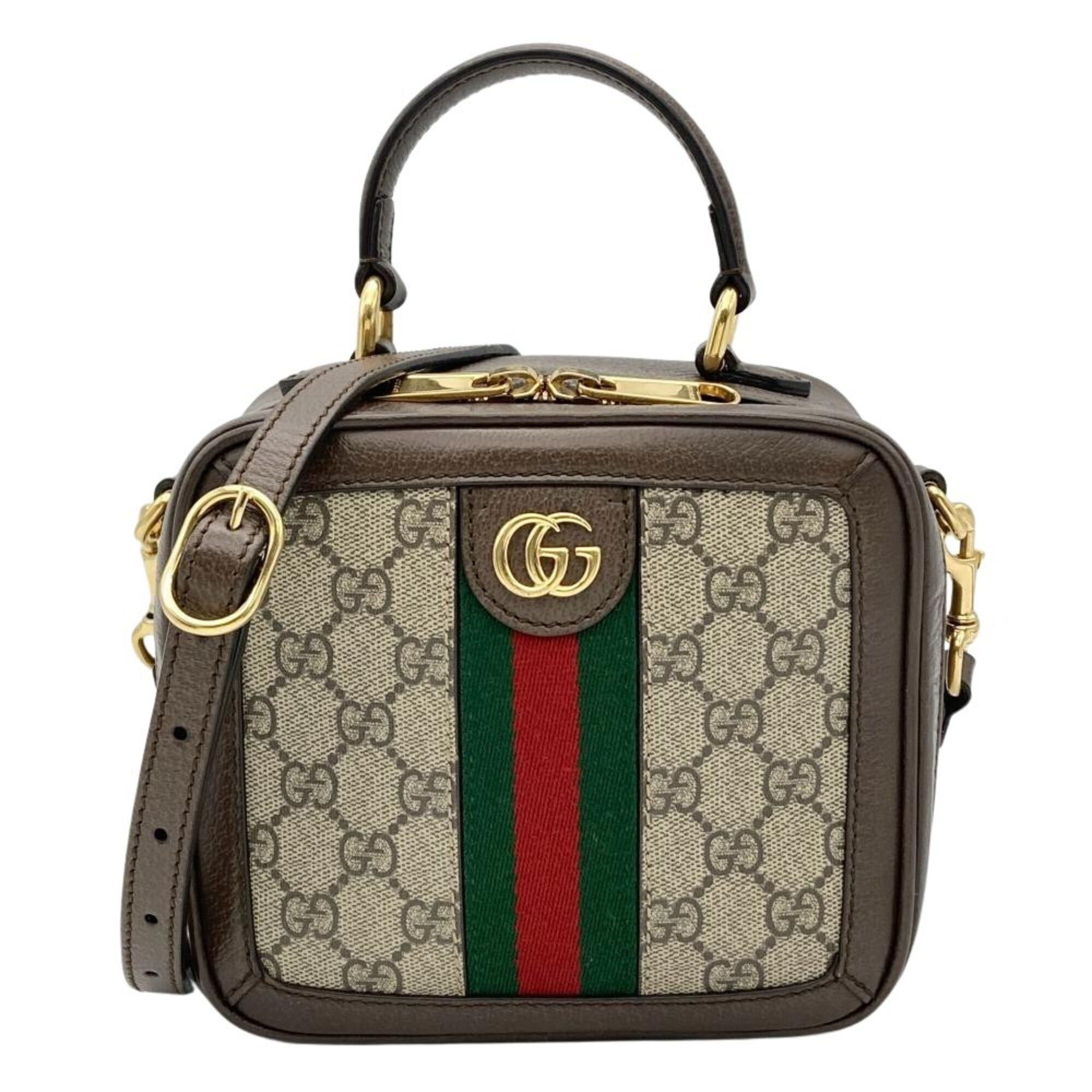 Gucci Gucci Ophidia 2-Way Handbag, GG Supreme Canvas, 772157, Beige, Shoulder Bag, Women's Size ONE SIZE - 1 Thumbnail