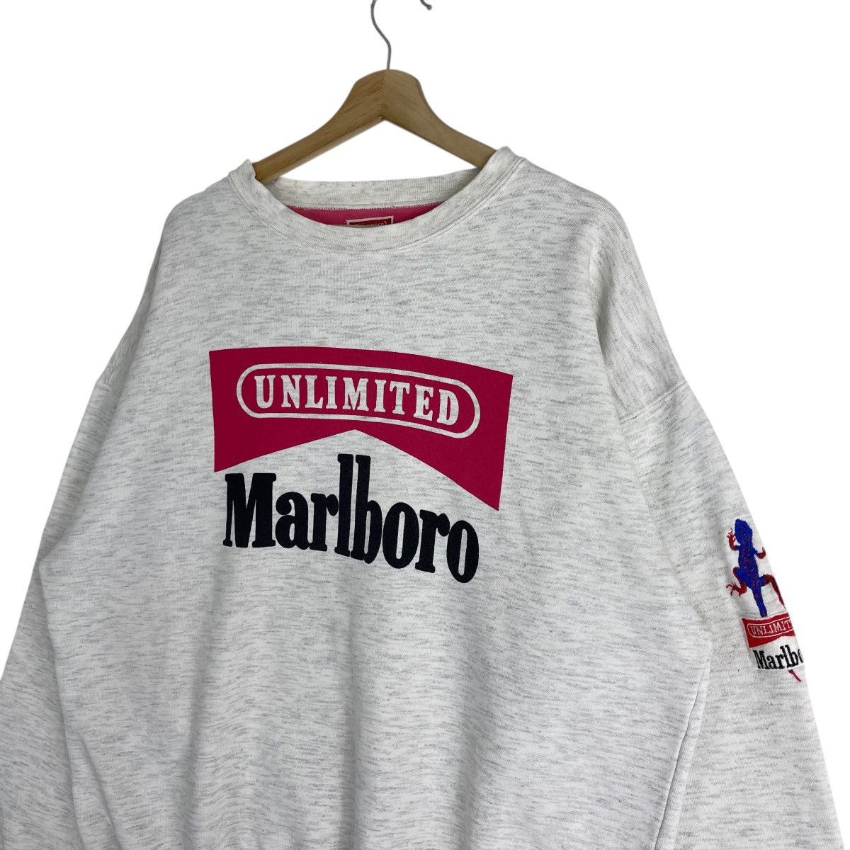 Marlboro × Marlboro Unlimited × Vintage 90’s Marlboro Unlimited Sweatshirt Size US XL / EU 56 / 4 - 2 Thumbnail