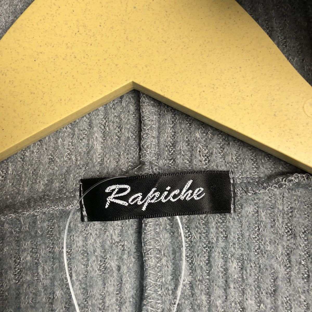 Japanese Brand Rapichie Grey Hoodie Knitwear #A508 Size M / US 6-8 / IT 42-44 - 9 Thumbnail