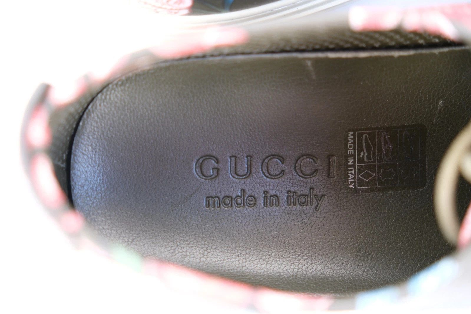 Gucci New Gucci Floral Leather Sneakers UK 9 US 10 EU 43 Size US 11.5 / IT 41.5 - 5 Thumbnail
