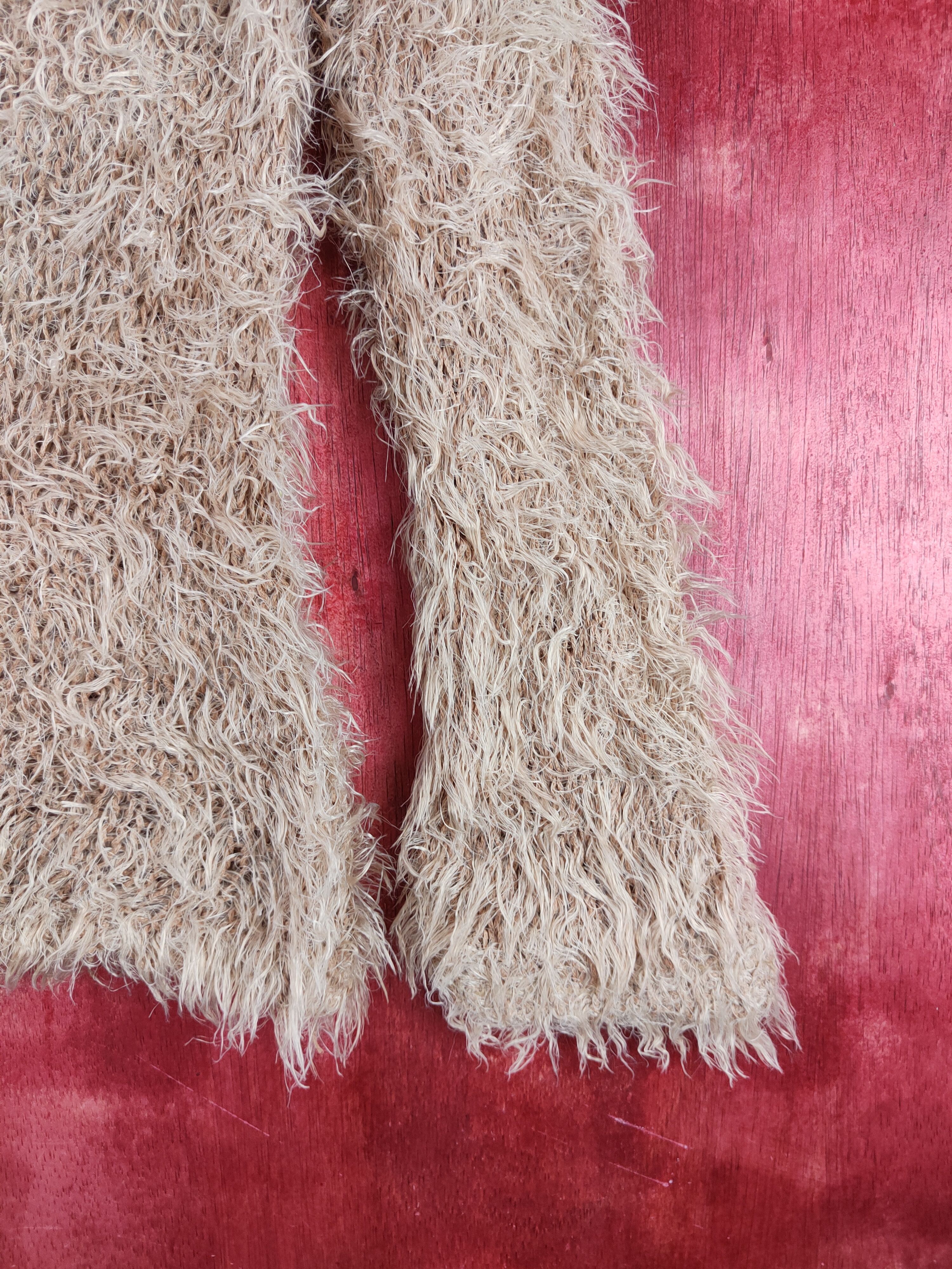 Homespun Knitwear × Japanese Brand Japanese Brand Brown Shag Shaggy Fur Mohair Knitwear #S2026 Size S / US 4 / IT 40 - 6 Thumbnail