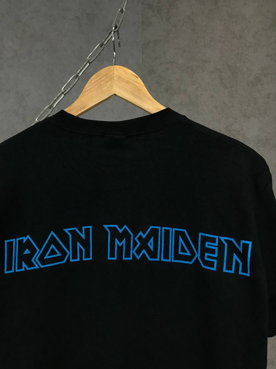 Band Tees Iron Maiden vintage rock overprinted band tee Size US M / EU 48-50 / 2 - 6 Thumbnail