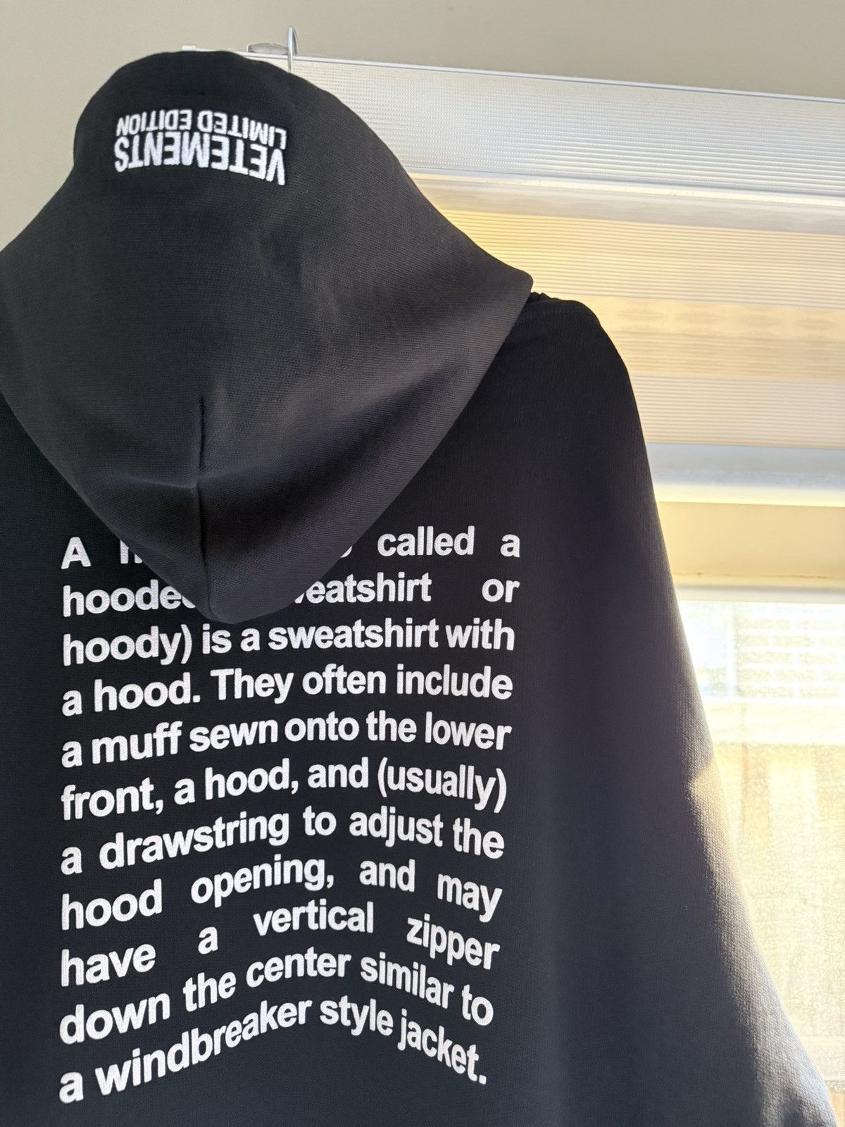 Vetements DEFINITION HOODIE Size US L / EU 52-54 / 3 - 1 Thumbnail