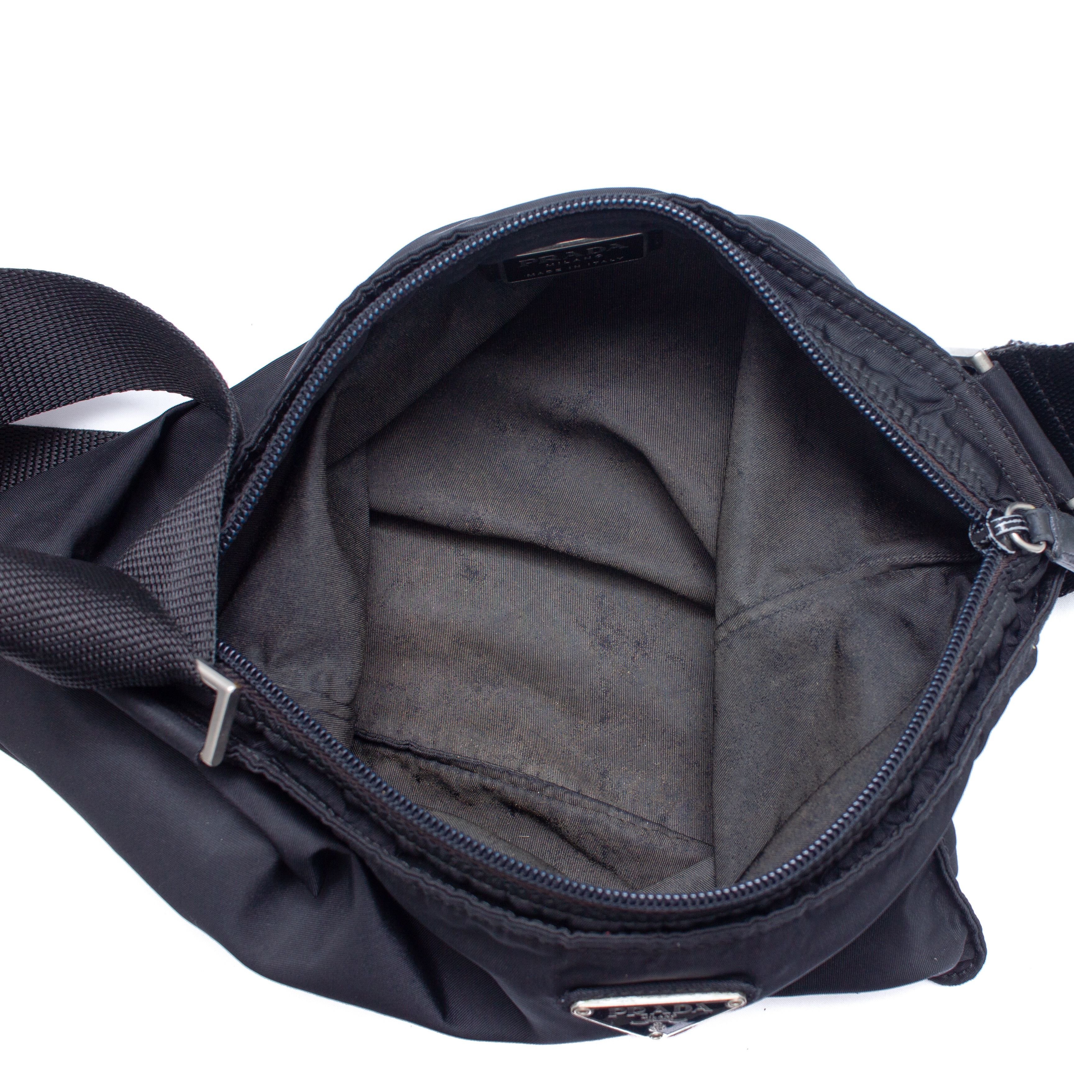 Prada 1.5k$ Prada Black Nylon Crossbody Tessuto Bag Size ONE SIZE - 8 Thumbnail