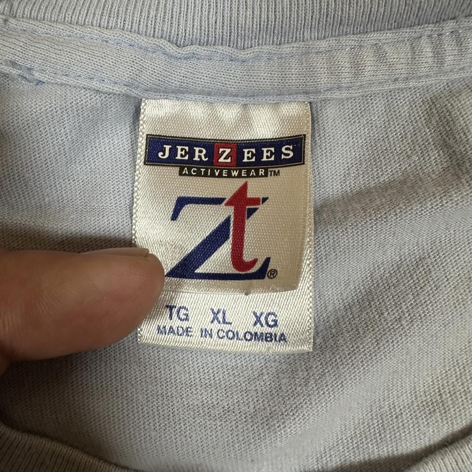 Jerzees Jerzees Men T-Shirt XL Blue 2008 Long Beach Pin-Up Graphic Size US XL / EU 56 / 4 - 4 Thumbnail