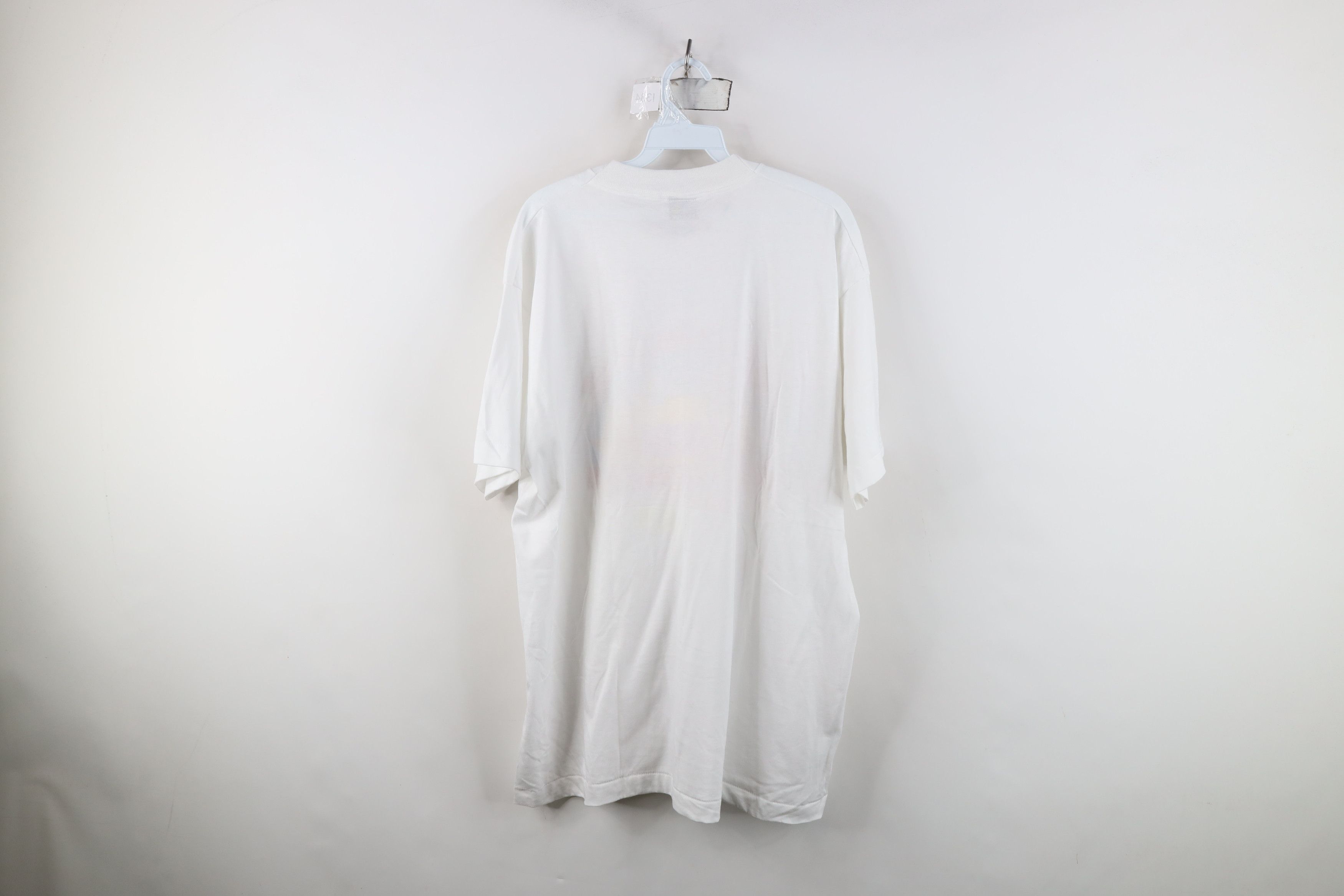 Vintage Vintage 80s 90s Streetwear Union Singer T-Shirt White USA Size US XL / EU 56 / 4 - 10 Thumbnail