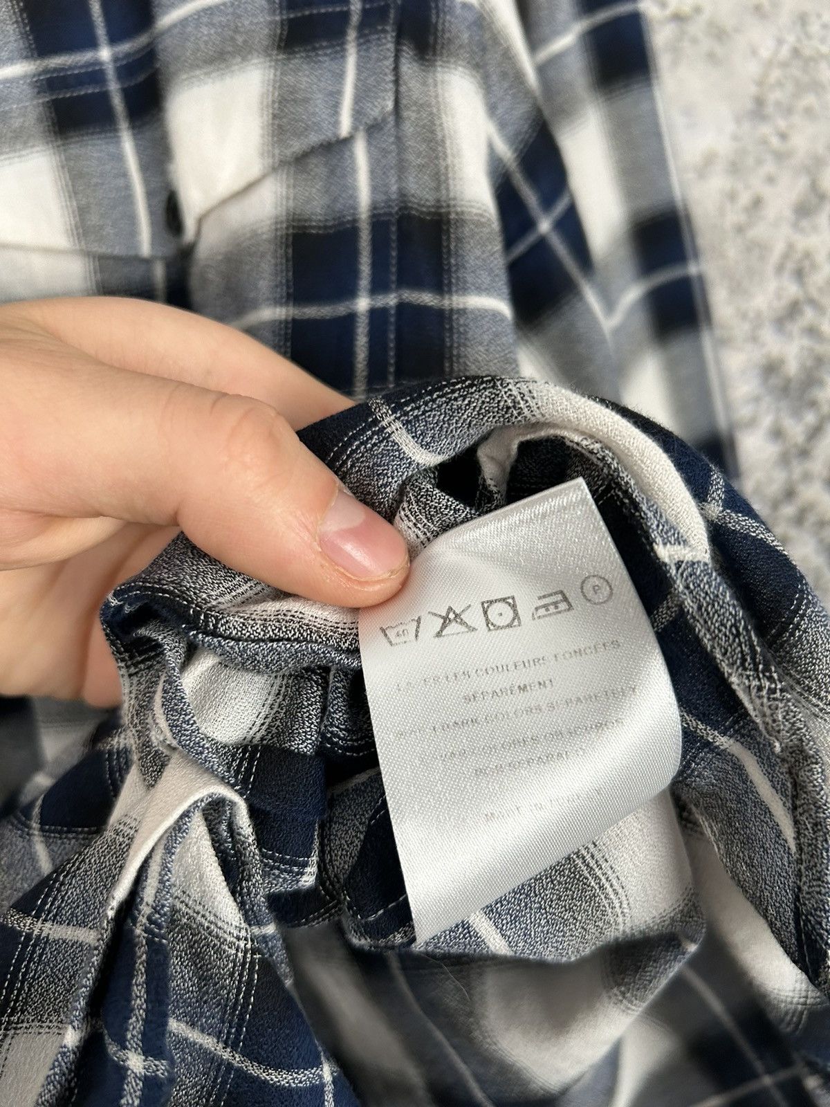 Designer × Sandro Sandro Paris Designer Checkered Shirt Button Ups Rare Hype Size US M / EU 48-50 / 2 - 8 Thumbnail