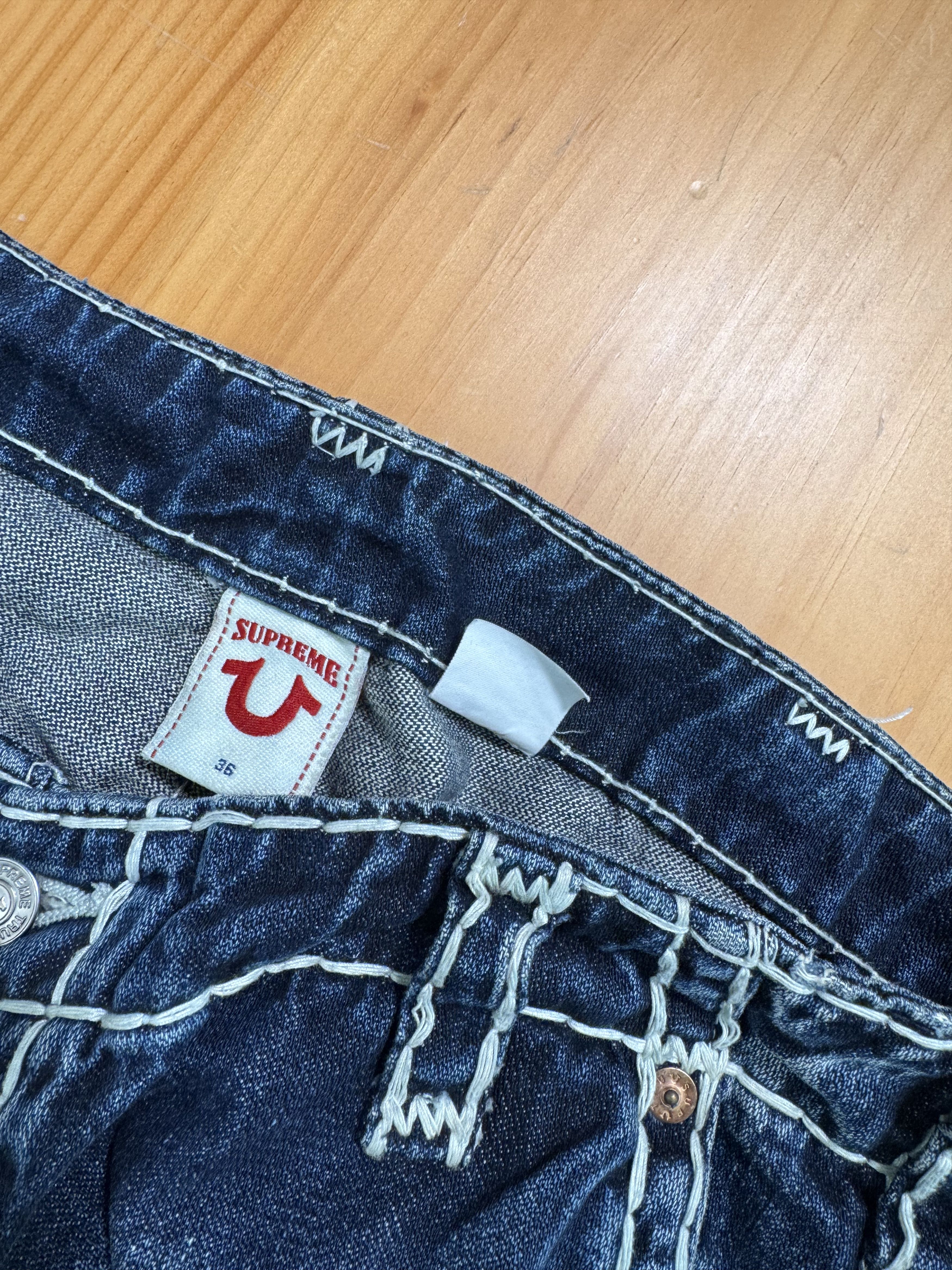 Supreme Supreme True Religion Denim Cargo Pants Jeans Size US 36 / EU 52 - 4 Thumbnail
