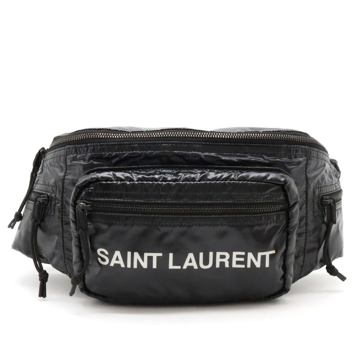 Yves Saint Laurent Yves Saint Laurent Yves Saint Laurent NUXX Nylon Waist Bag 581375 Canvas Belt Bag 581375 in Very Good Condition Size ONE SIZE - 1 Thumbnail