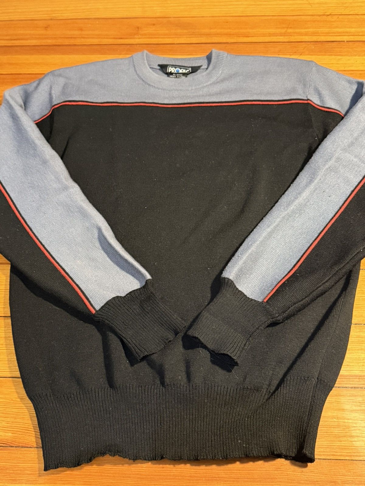 Vintage Vintage Black and Grey Skiing Outdoors Wool Sweater Size US XL / EU 56 / 4 - 2 Thumbnail