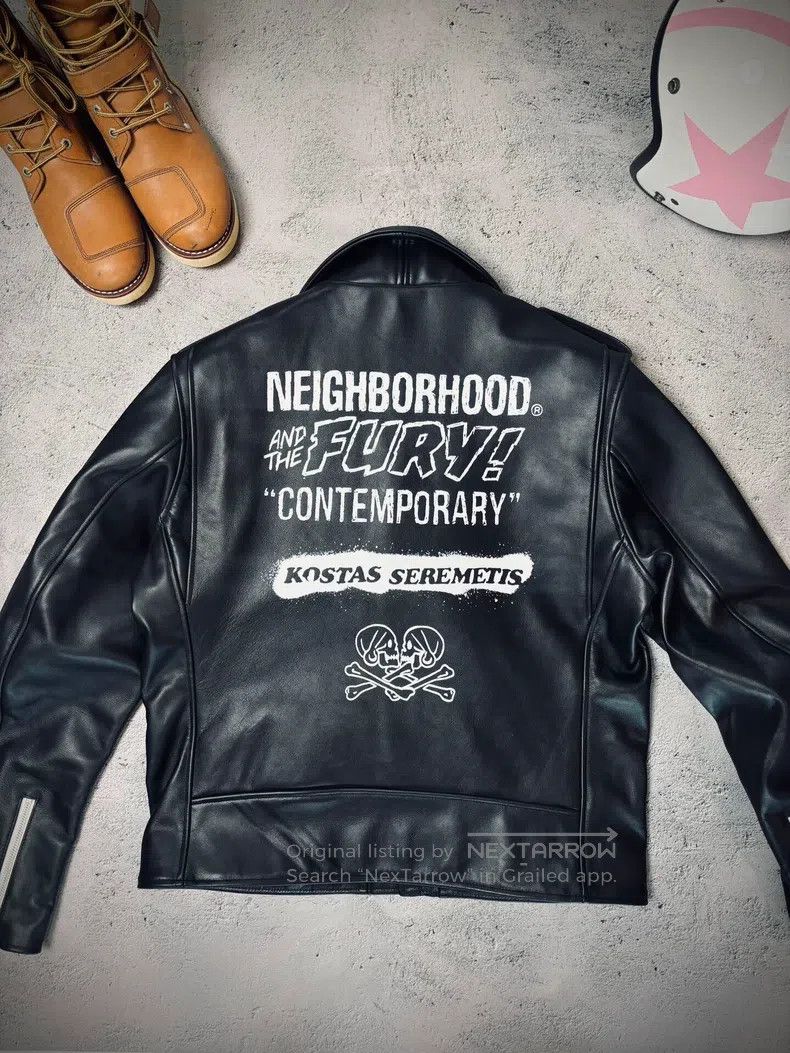 Schott Schott Co-branded locomotive leather jacket Size US XL / EU 56 / 4 - 2 Thumbnail