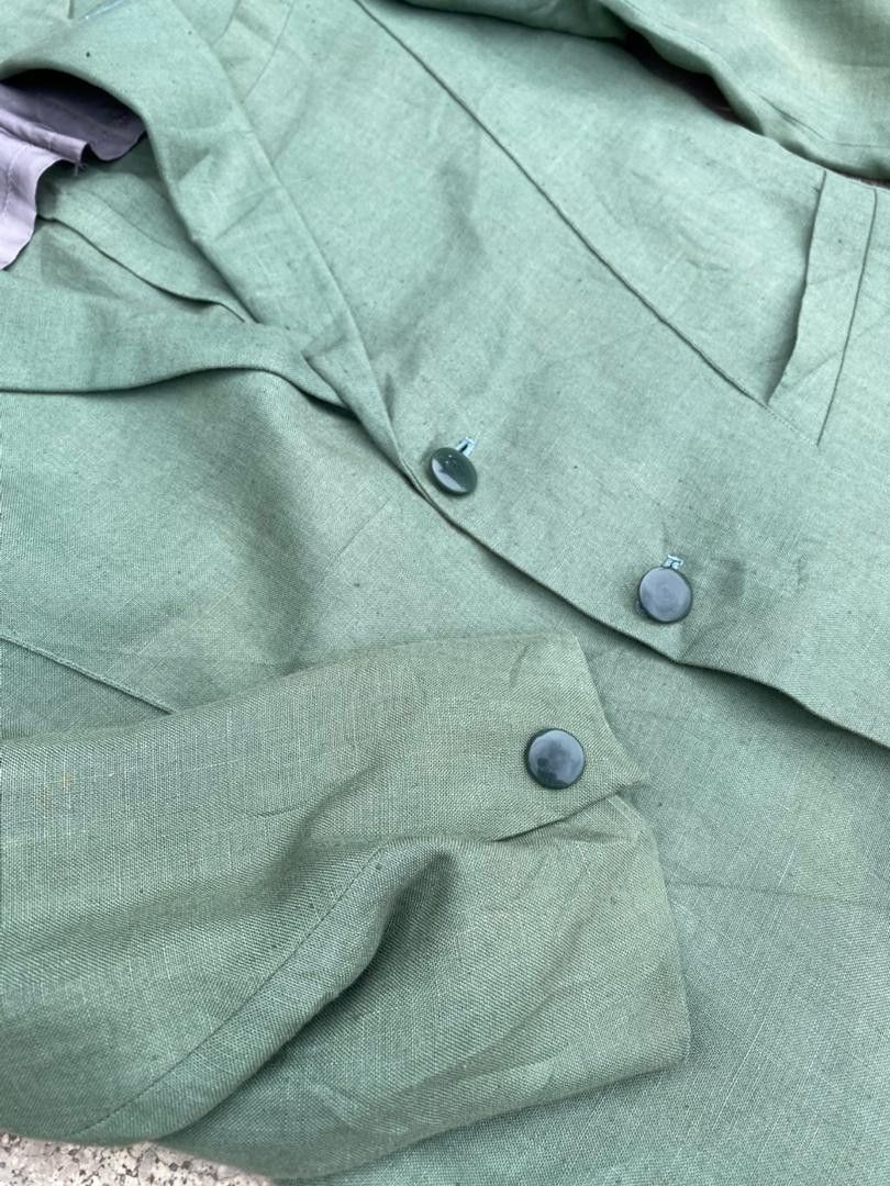 Thierry Mugler Rare Vintage 90s Thierry Mugler Green blazer Size 54R - 10 Thumbnail