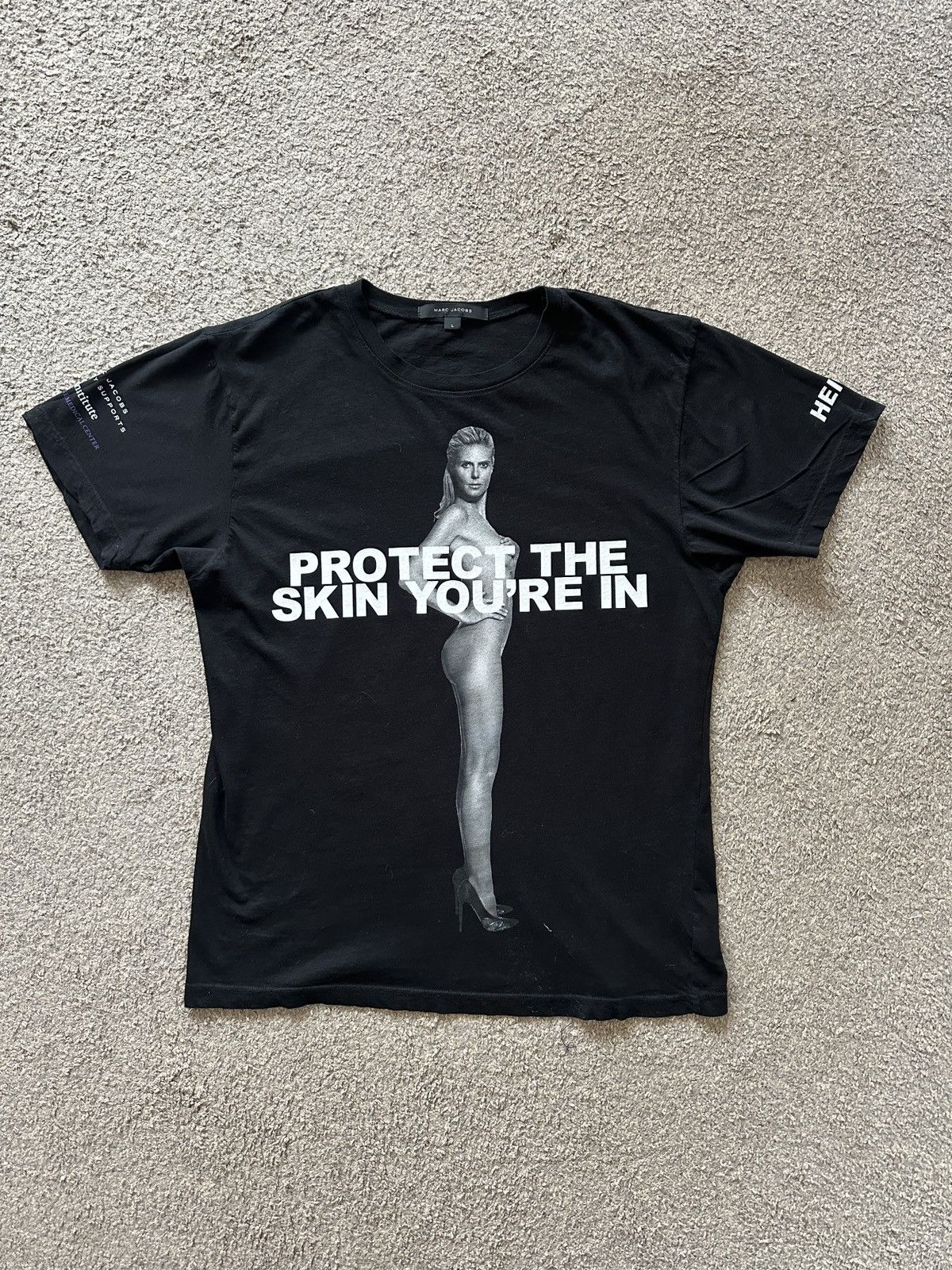 Marc Jacobs Marc Jacobs protect the skin you’re in tshirt Size L / US 10 / IT 46 - 1 Thumbnail