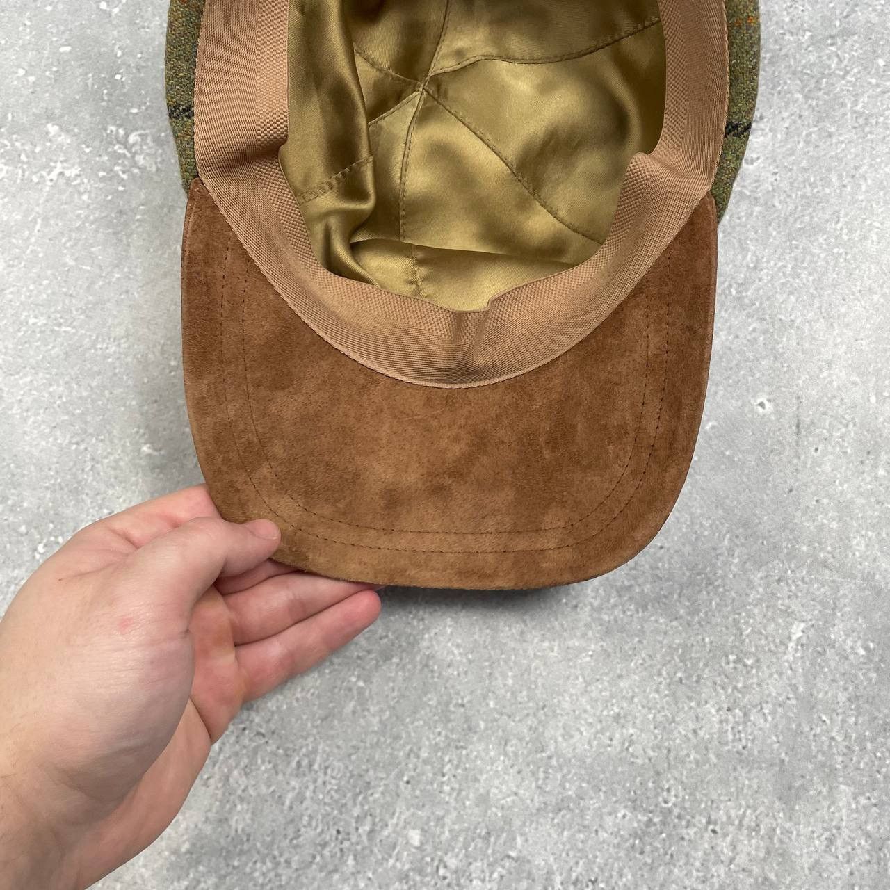 Other Vintage Cousins of Cheltenham Wool Baseball Cap Green/ Brown Size ONE SIZE - 7 Thumbnail