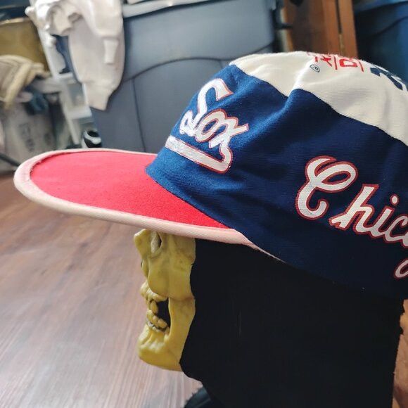 Other Vintage 80s Twins Chicago White Sox Painter's Hat Cap Size ONE SIZE - 2 Thumbnail