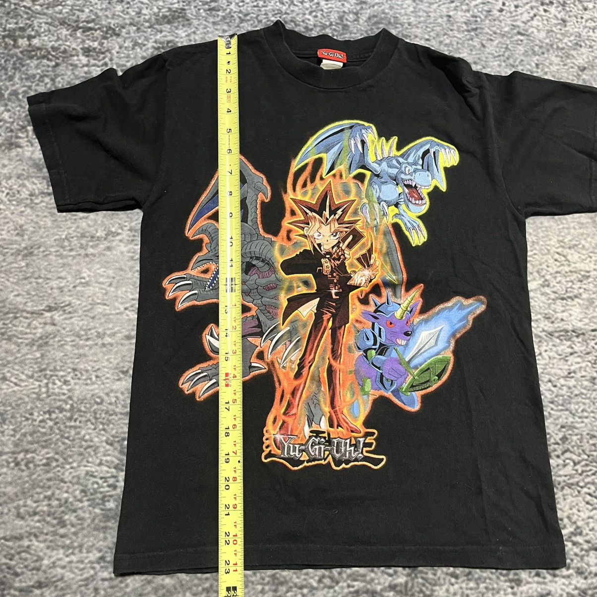Vintage VINTAGE 90s YUGIOH ANIME CARTOON BLACK T SHIRT YOUTH MEDIUM Size US XS / EU 42 / 0 - 8 Thumbnail