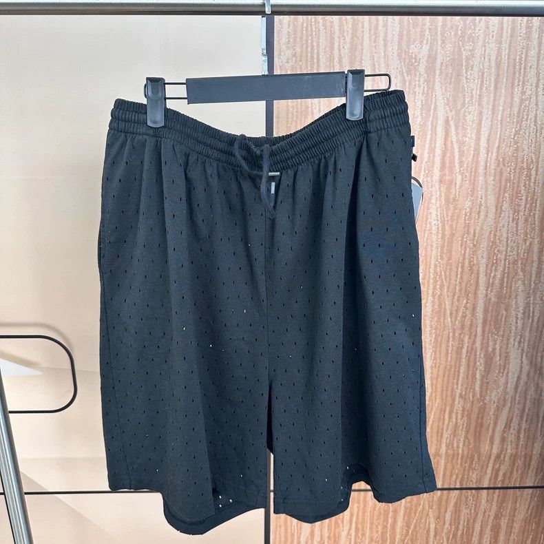 Balenciaga Balenciaga Black Mesh Double Hook Shorts - dmc Size US 30 / EU 46 - 1 Thumbnail
