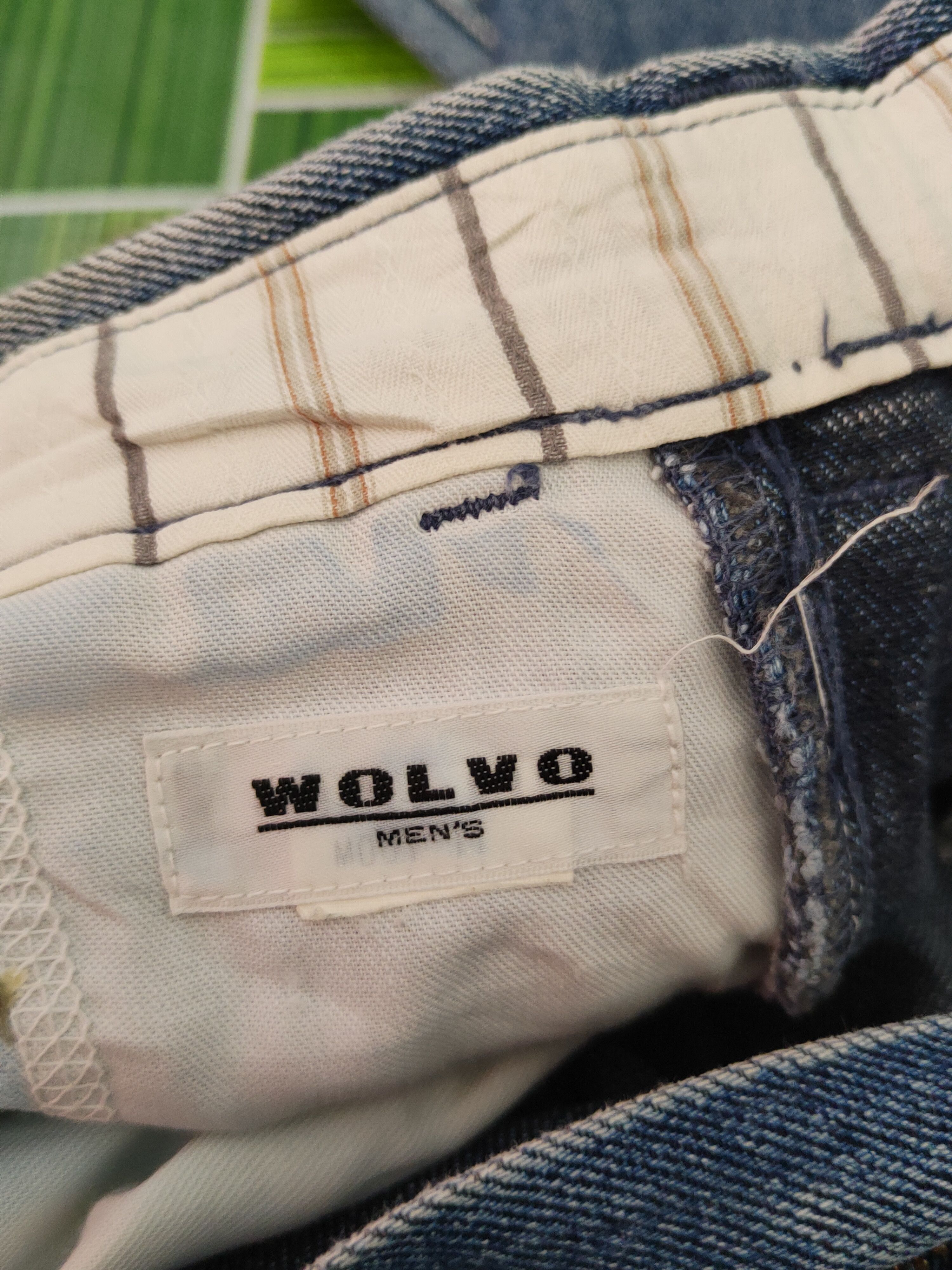 Japanese Brand Wolvo Blue Distressed Ripped vintage Jeans #S1651 Size US 30 / EU 46 - 14 Thumbnail