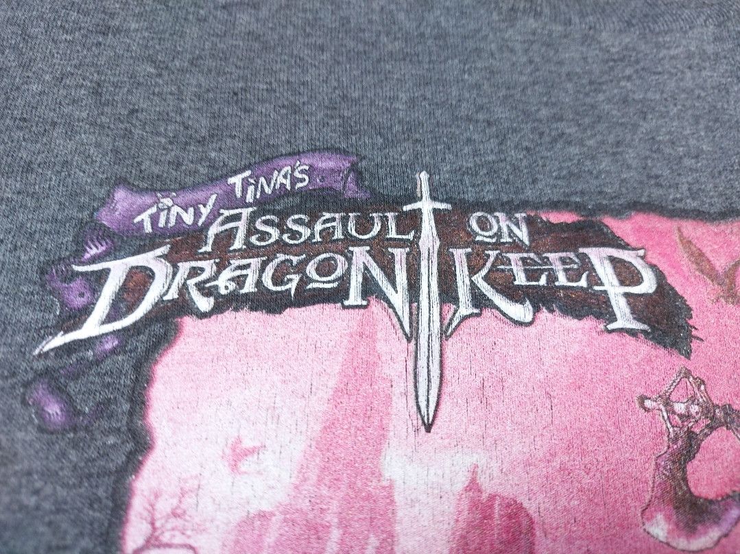 Microsoft Borderlands 2 Tiny Tina's Assault on Dragon Keep TEE Size US L / EU 52-54 / 3 - 5 Thumbnail